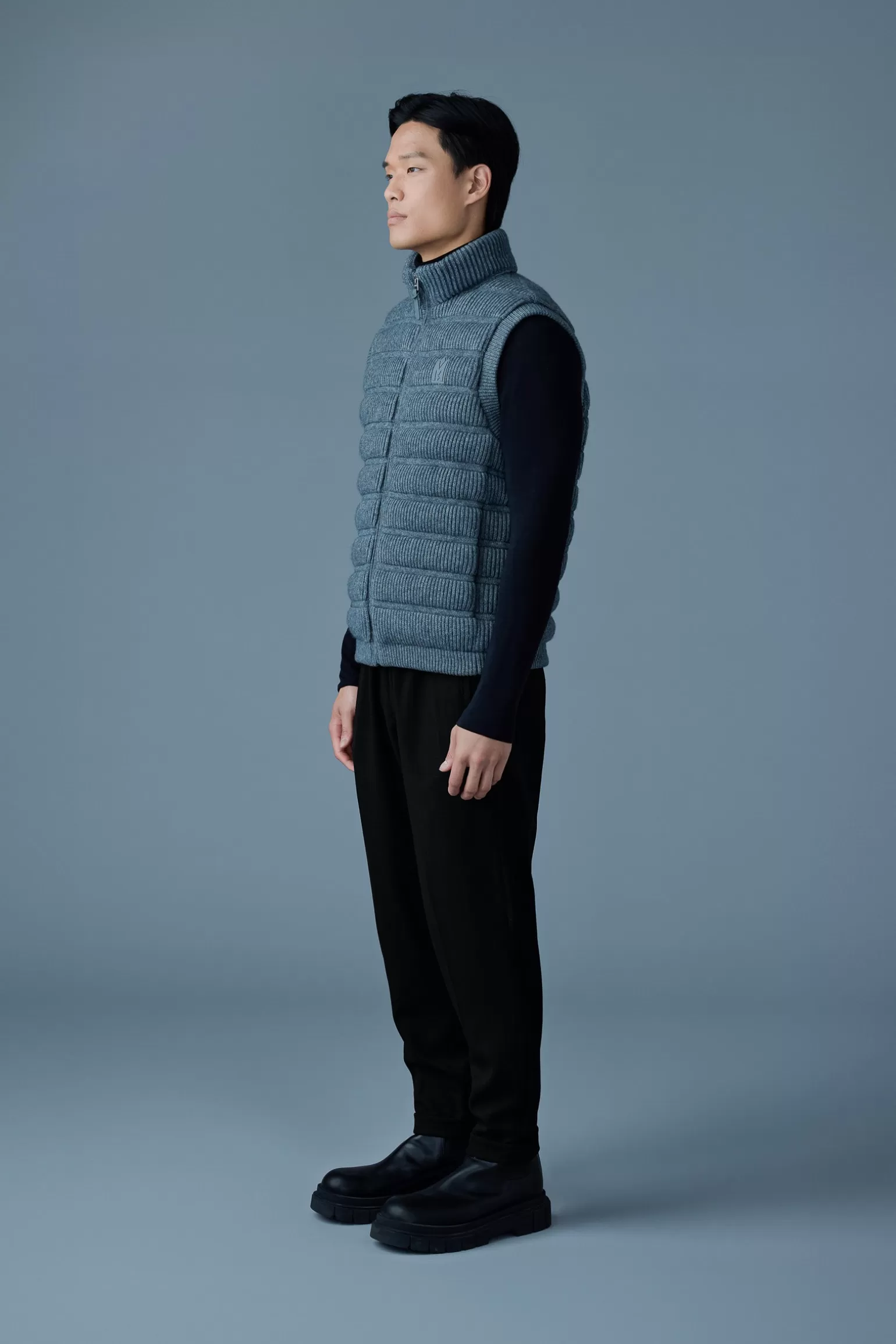 Mackage ALAN Cashmere light down vest CarbonMix Outlet