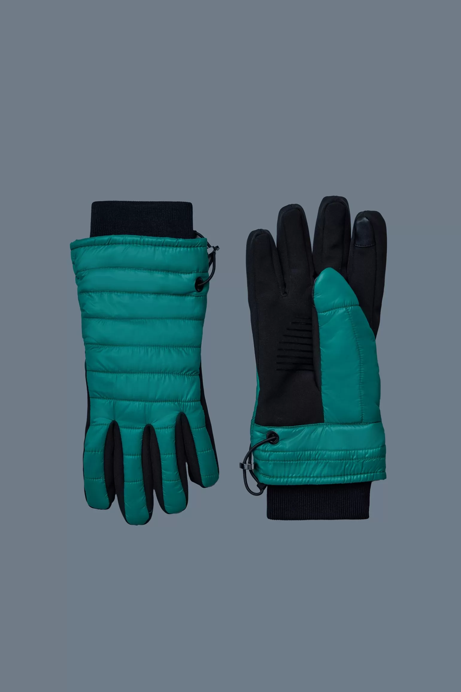 Mackage ALFIE RE-STOP foil glove with bungee cuff Emerald Cheap