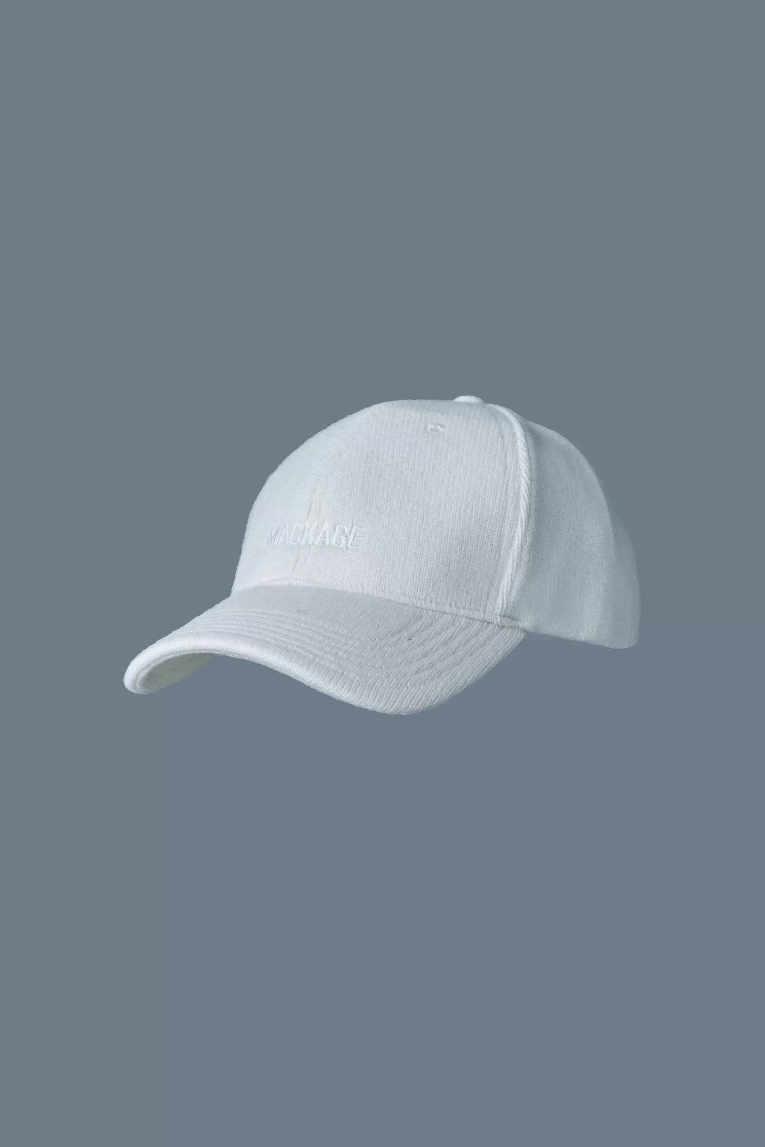 Mackage ANDERSON-CM Cashmere logo baseball cap Cream Online