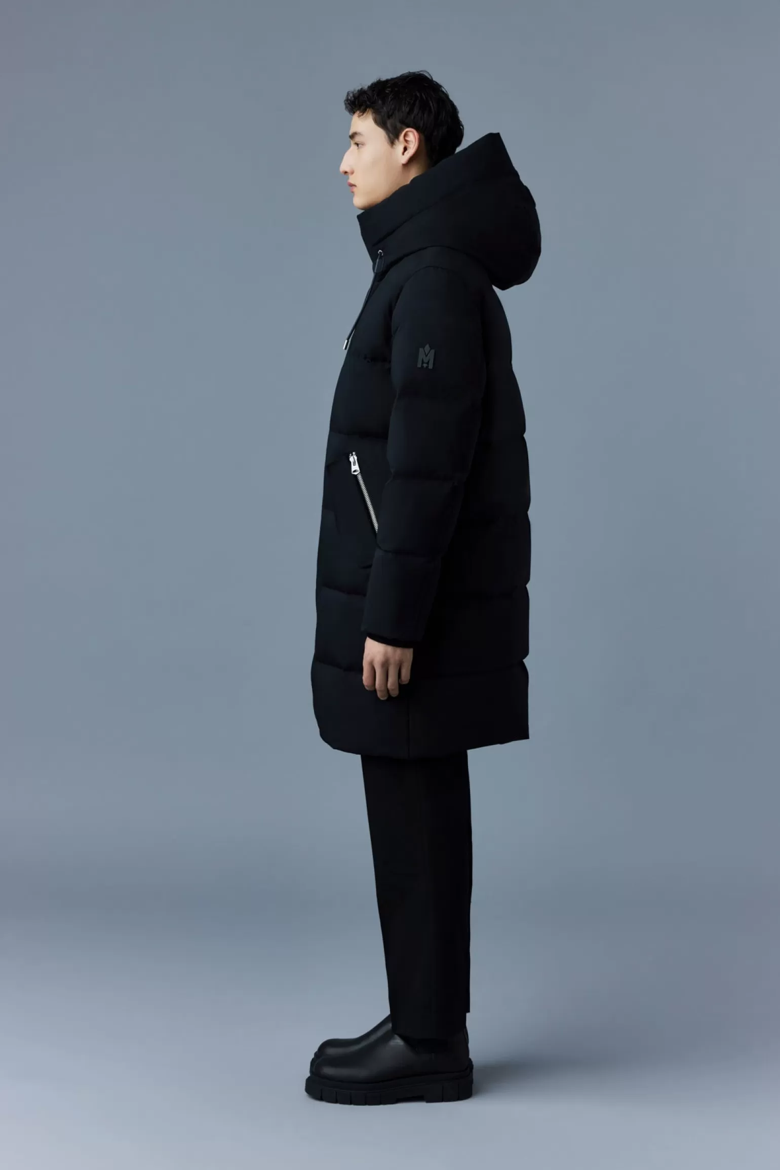 Mackage ANTOINE 2-in-1 recycled down parka with removable bib Black Online