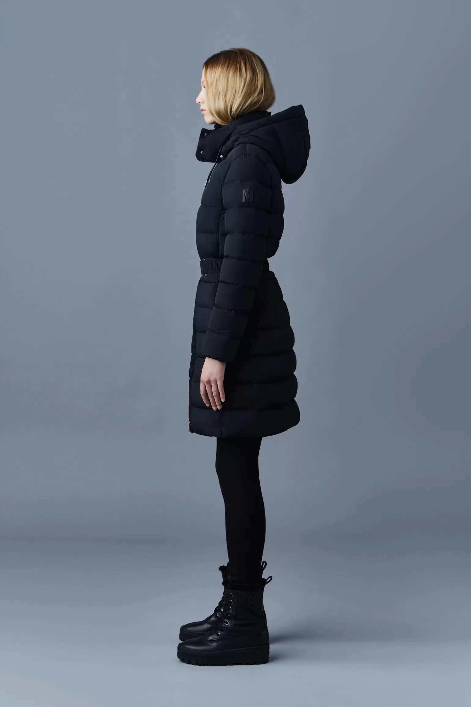 Mackage ASHLEY stretch light down with removable hood Black Flash Sale