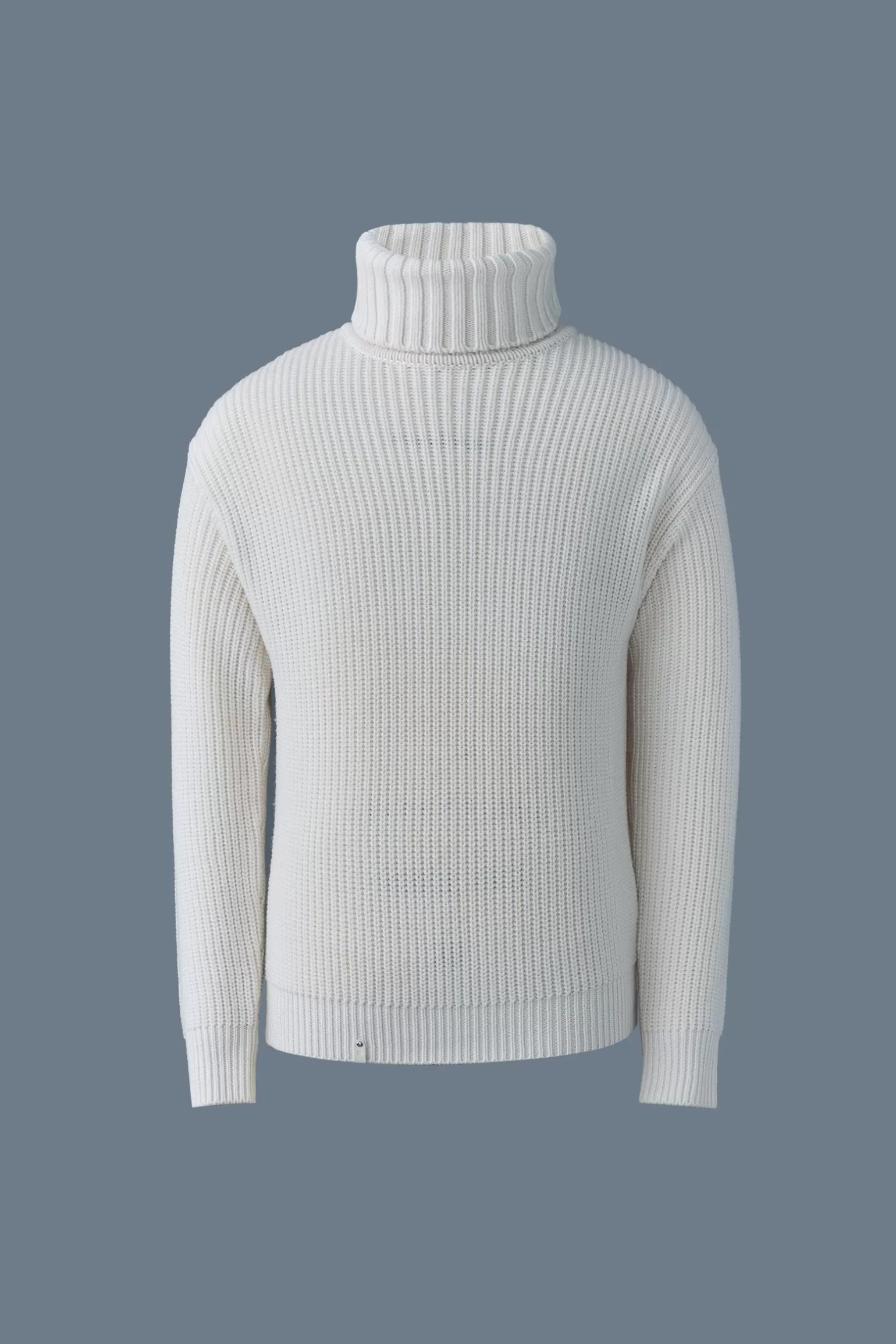 Mackage ASTOR Knit merino wool sweater Cream Discount