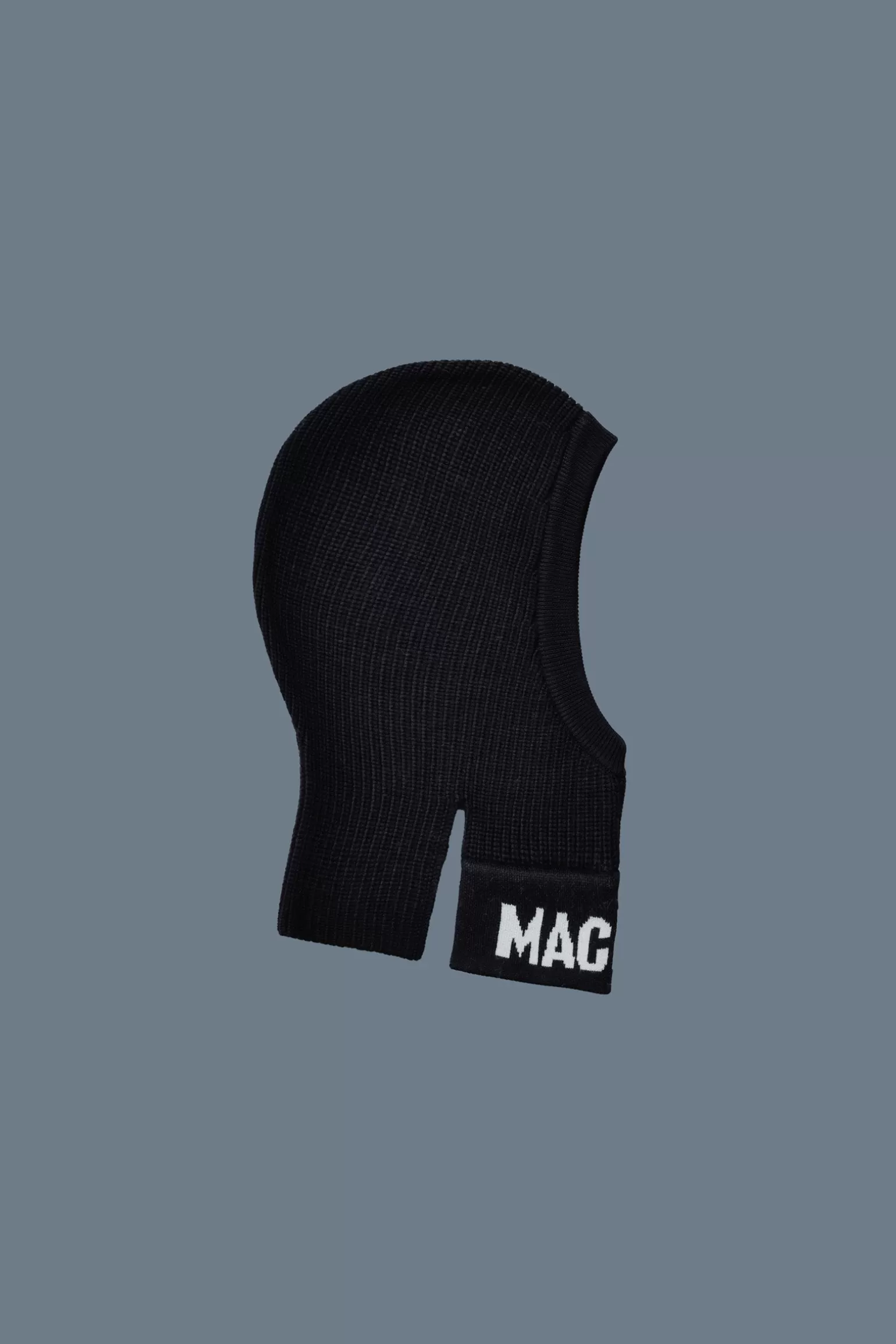 Mackage AURORA Knit merino blend logo balaclava Black Cheap