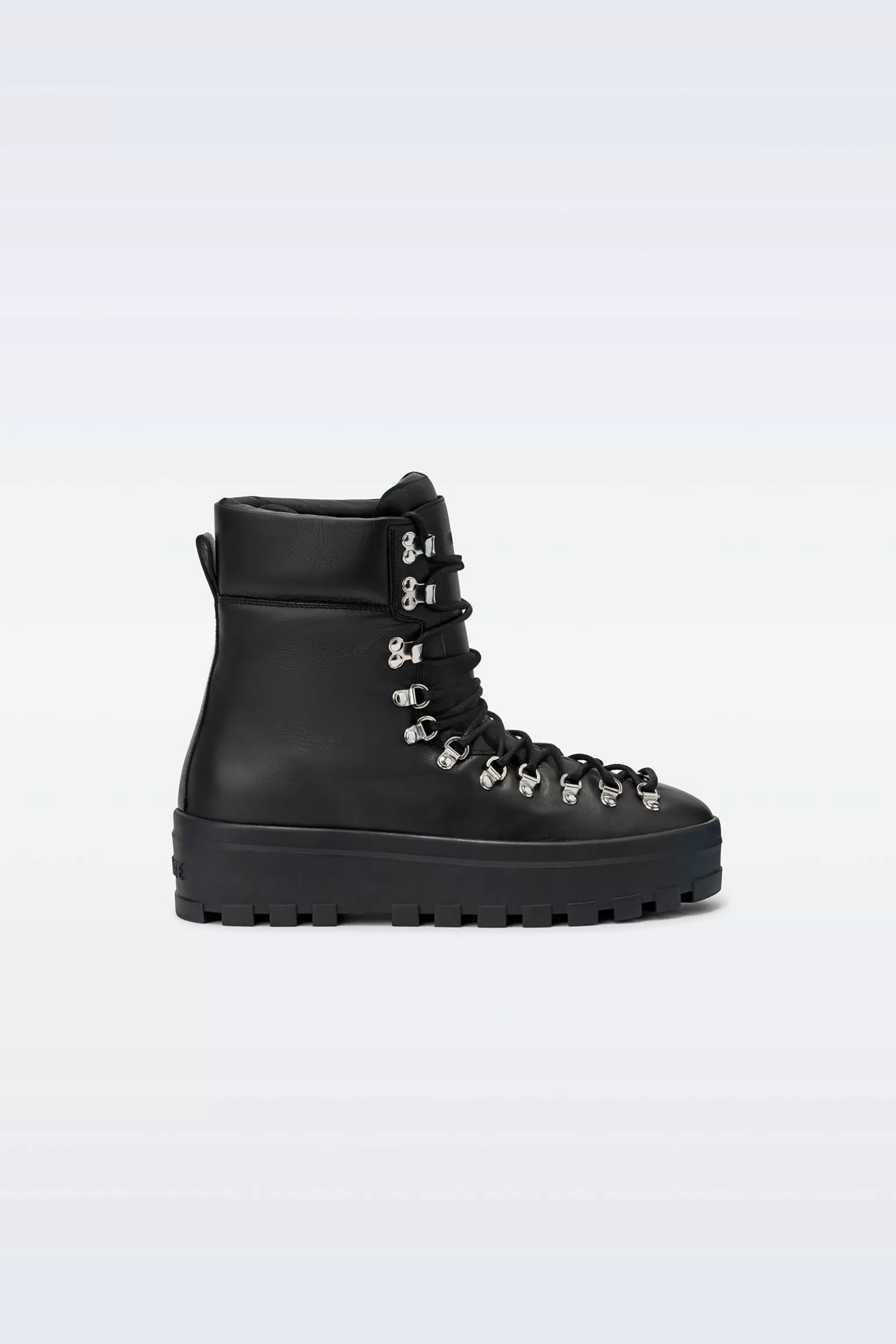 Mackage BAIN-W Leather mid-calf lace-up boots Black Shop