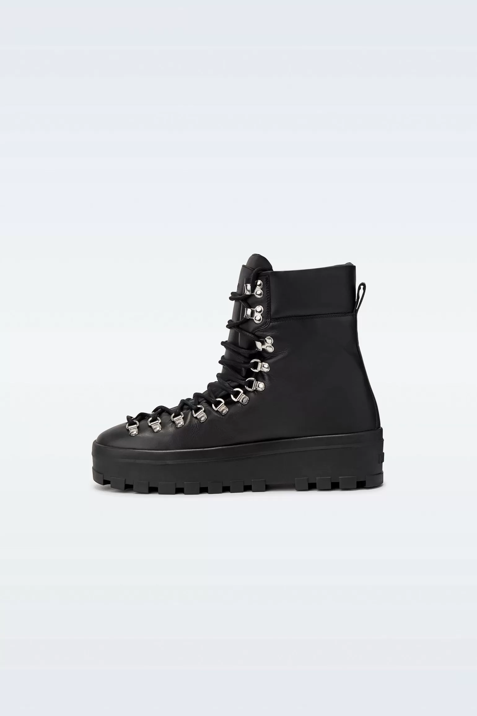 Mackage BAIN-W Leather mid-calf lace-up boots Black Shop