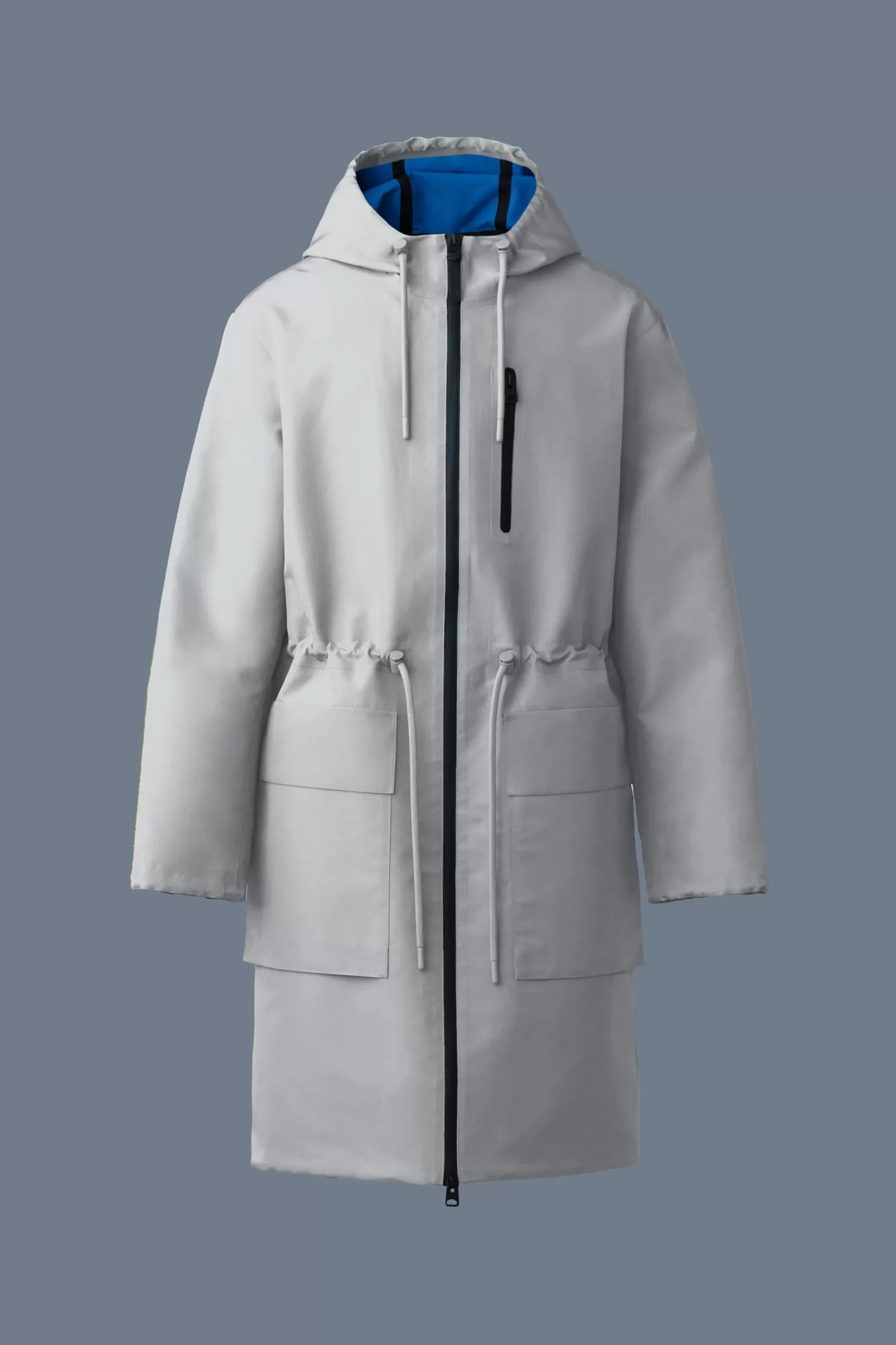 Mackage BRODEN Recycled Technical Long Raincoat Trench-CelestialBlue Shop