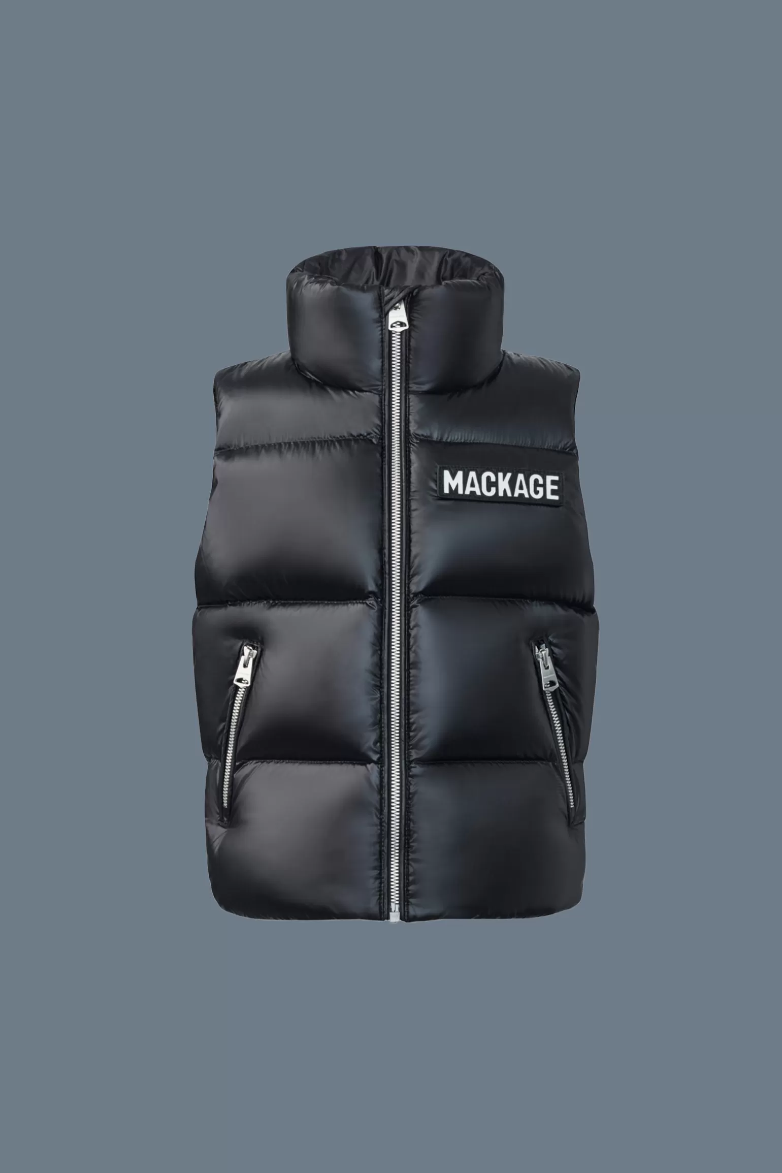 Mackage CHARLEE Lustrous light down puffer vest for toddlers (2-6 years) Black Cheap