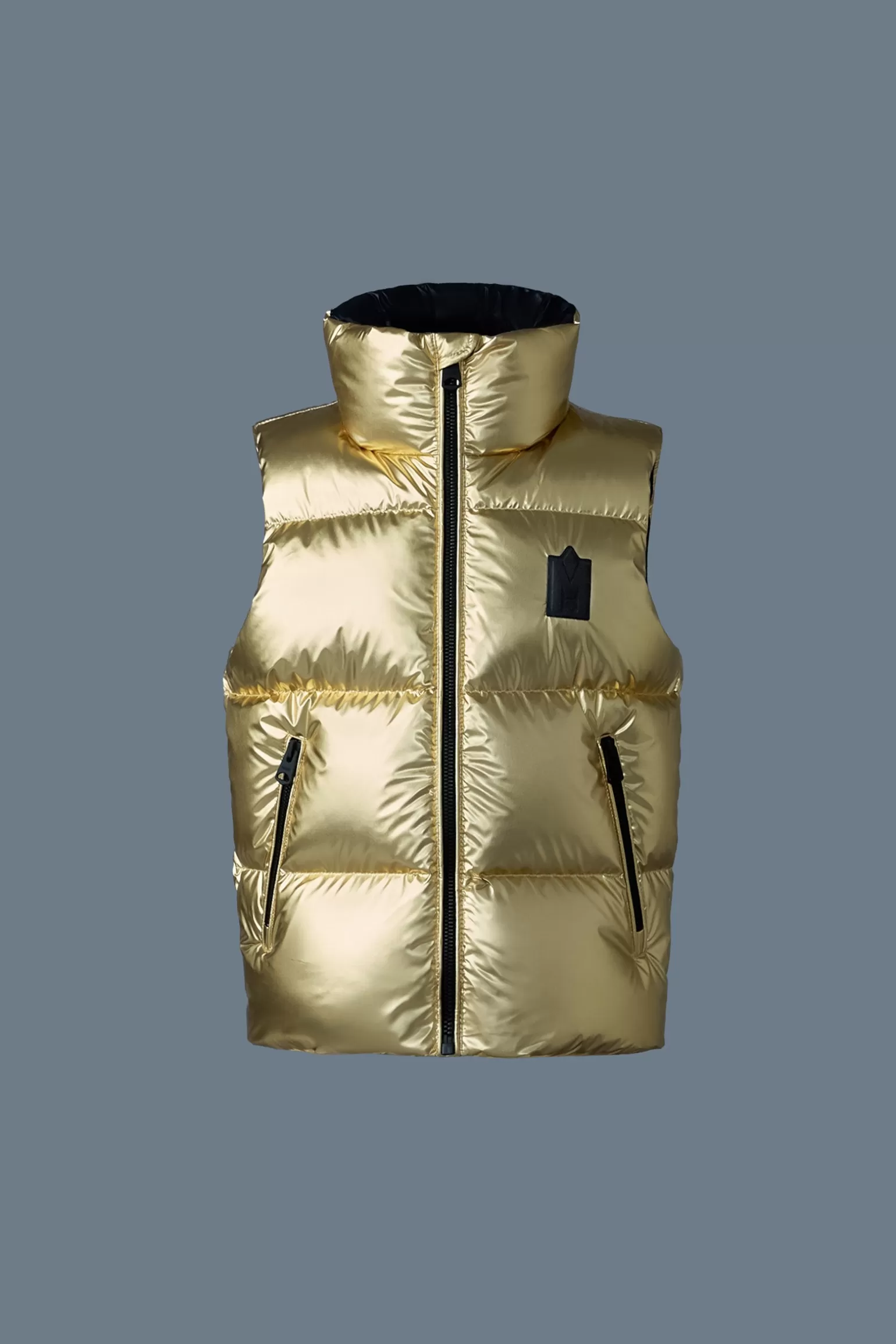 Mackage CHARLEE-TM Metallic light down puffer vest for toddlers (2-6 years) Gold Clearance