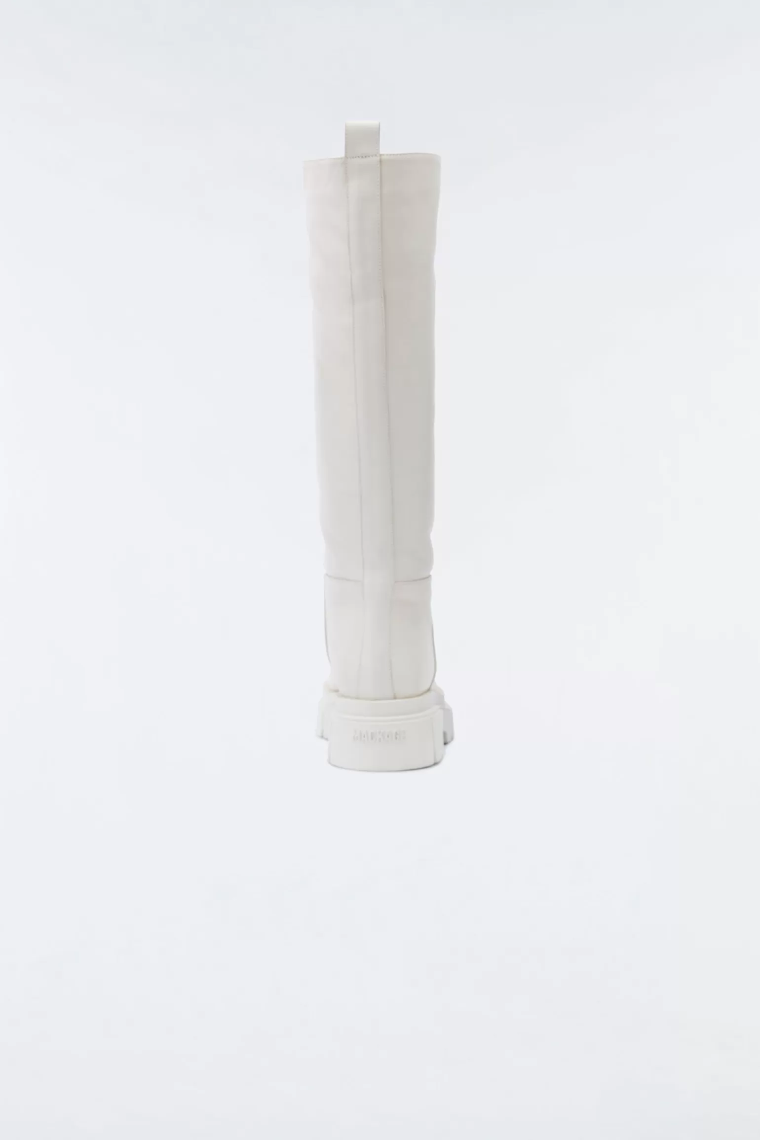 Mackage COMMANDER shearling-lined lug sole (R) Leather boot for women Cream Store