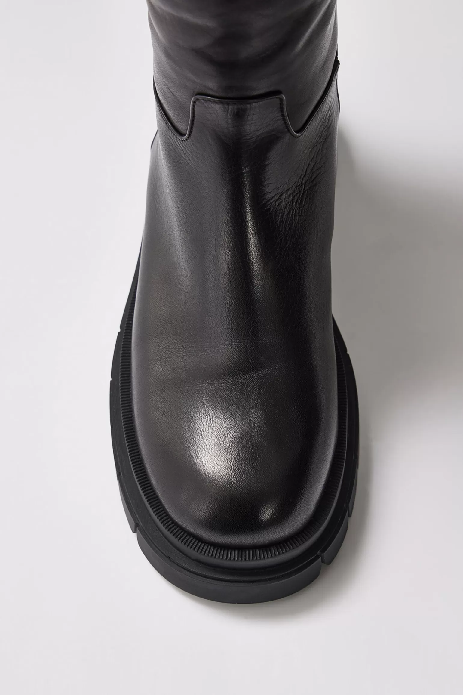 Mackage COMMANDER shearling-lined lug sole (R) Leather boot for women Black Best