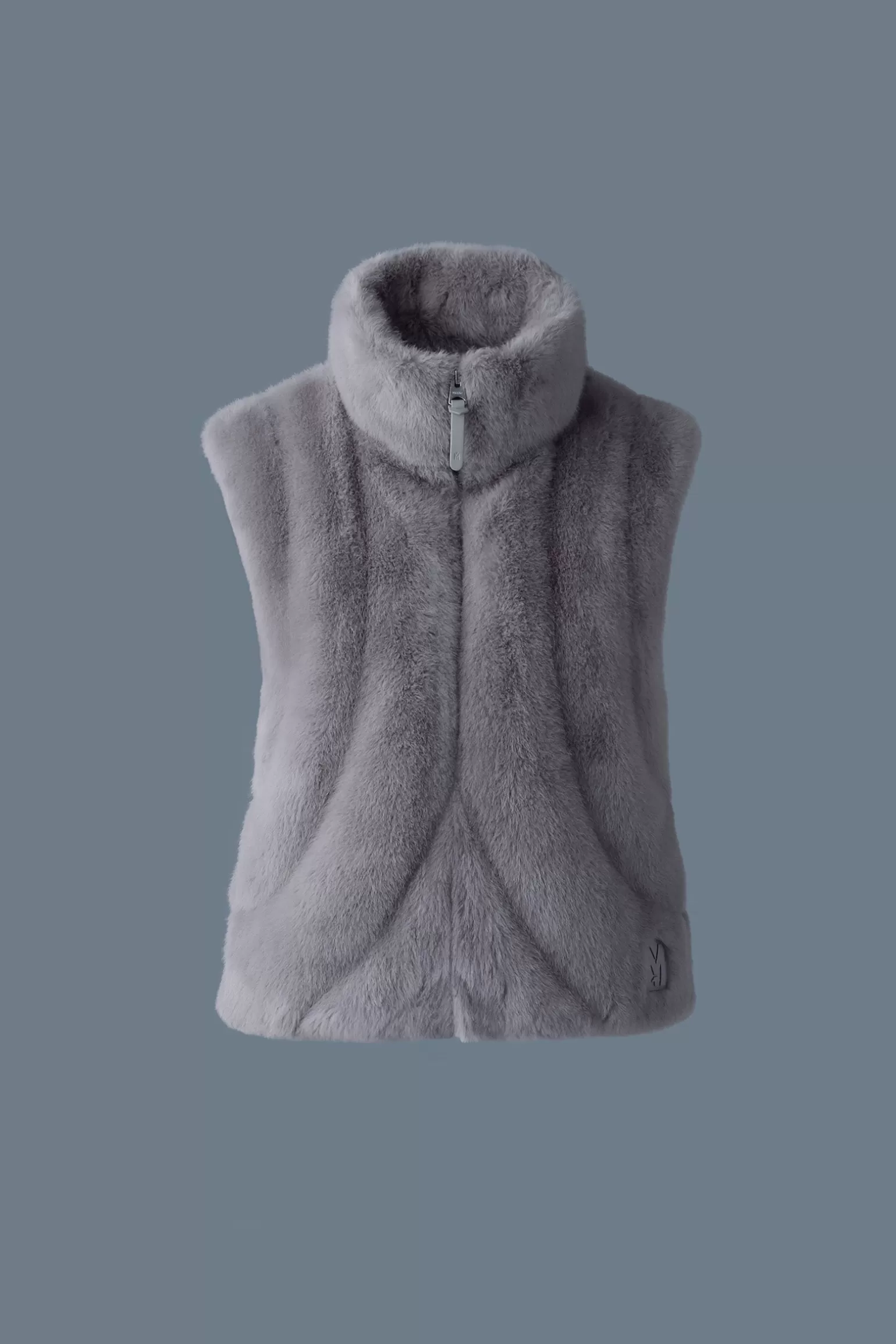 Mackage GINNY Brushed faux-fur vest Carbon Cheap