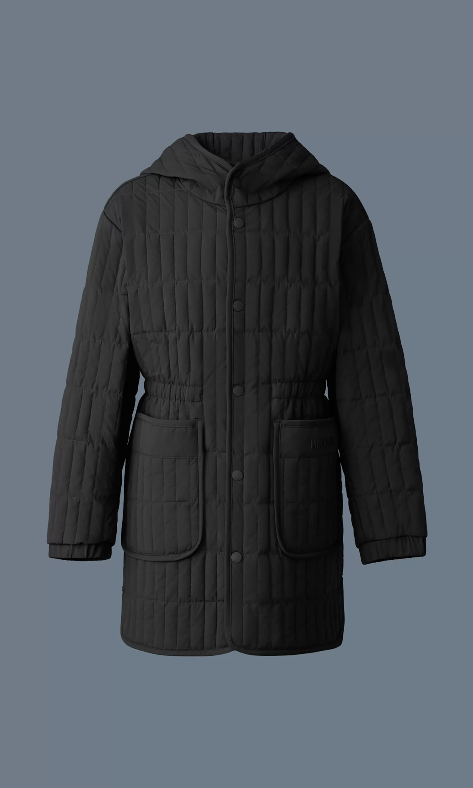 Mackage HAYDEN Light down vertical quilted coat for kids (8-14 years) Black Discount