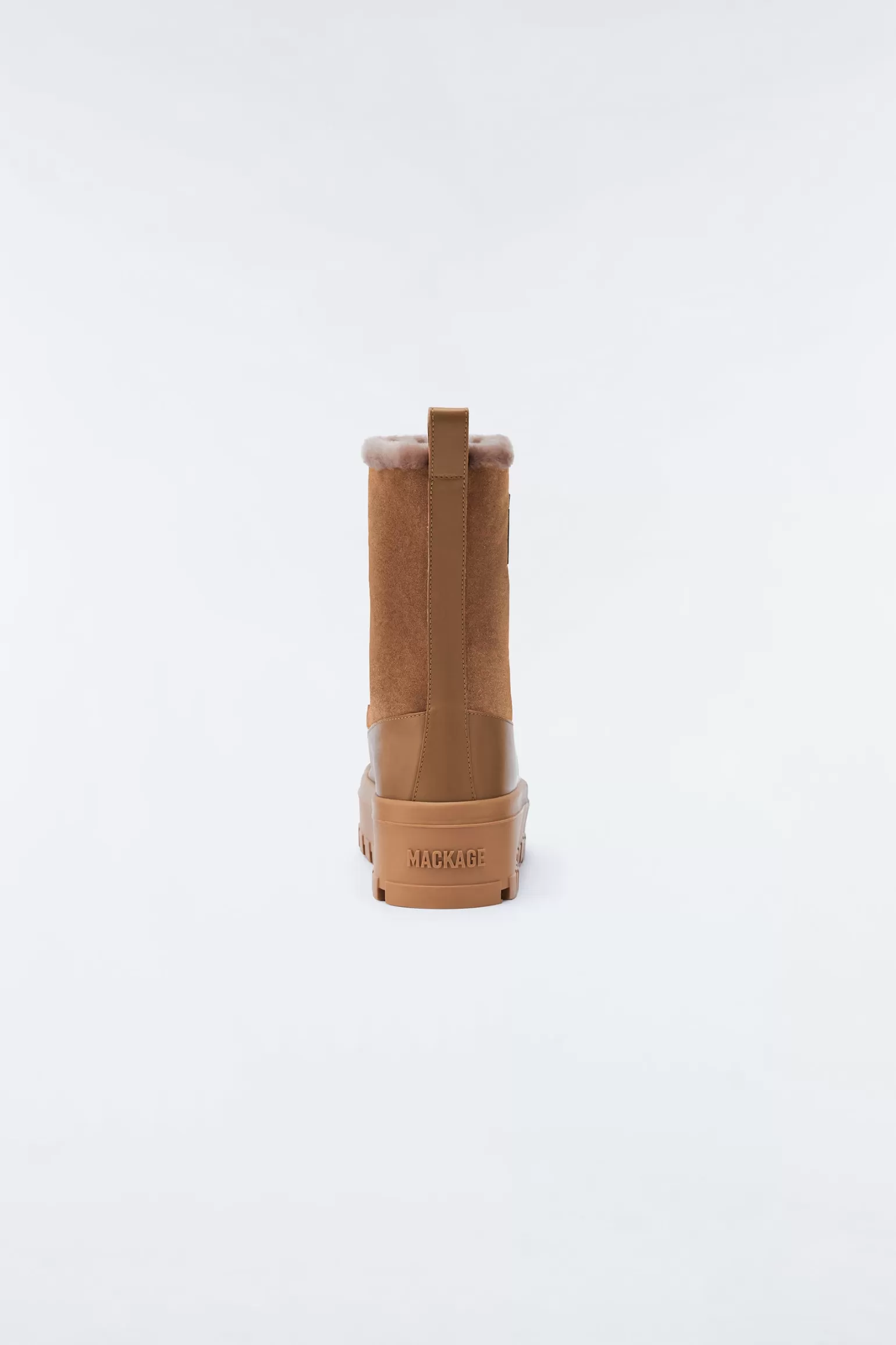 Mackage HERO lamb suede winter boot for men Camel Online