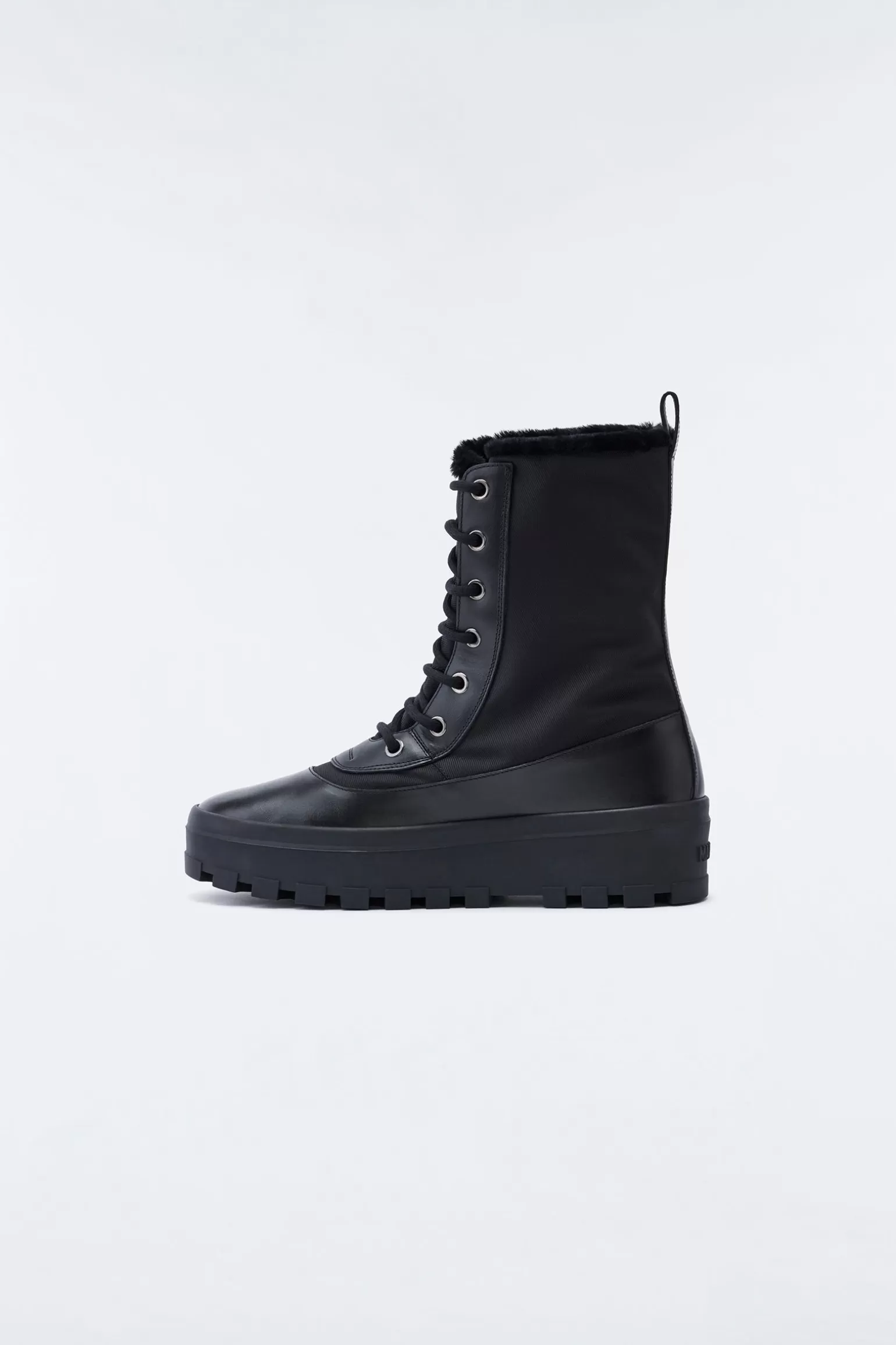 Mackage HERO shearling-lined winter boot for men Black Shop