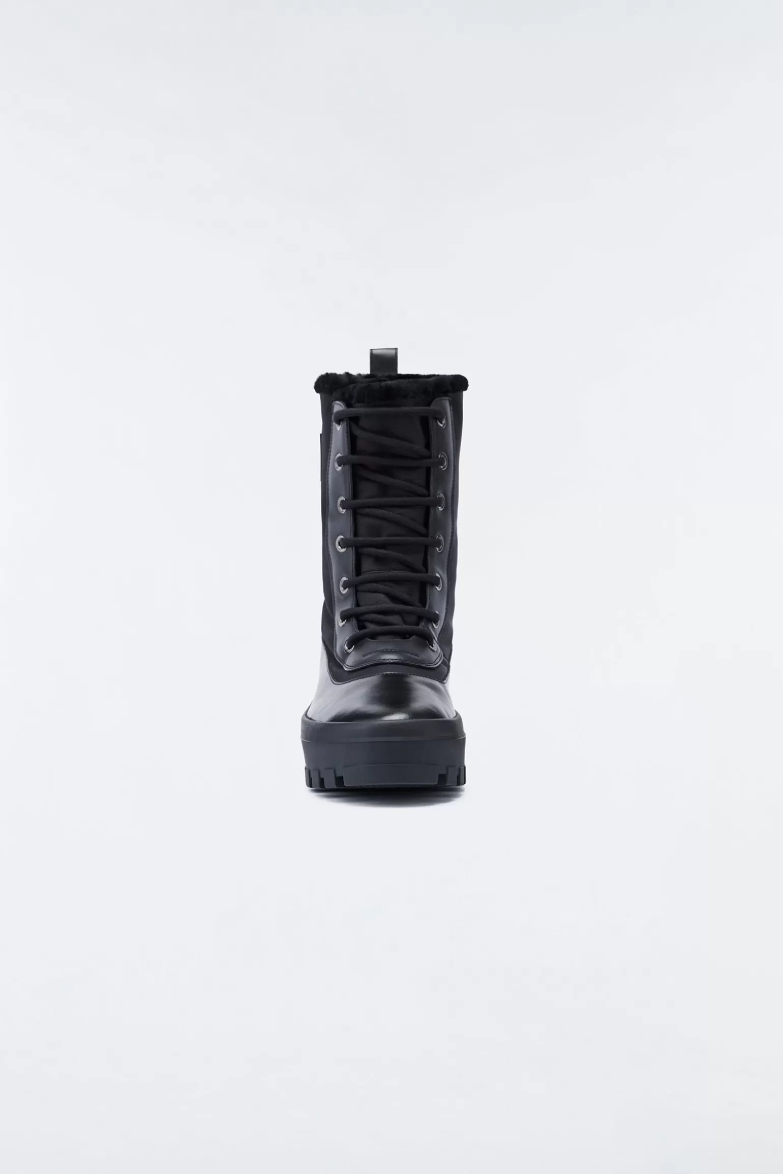 Mackage HERO shearling-lined winter boot for men Black Shop