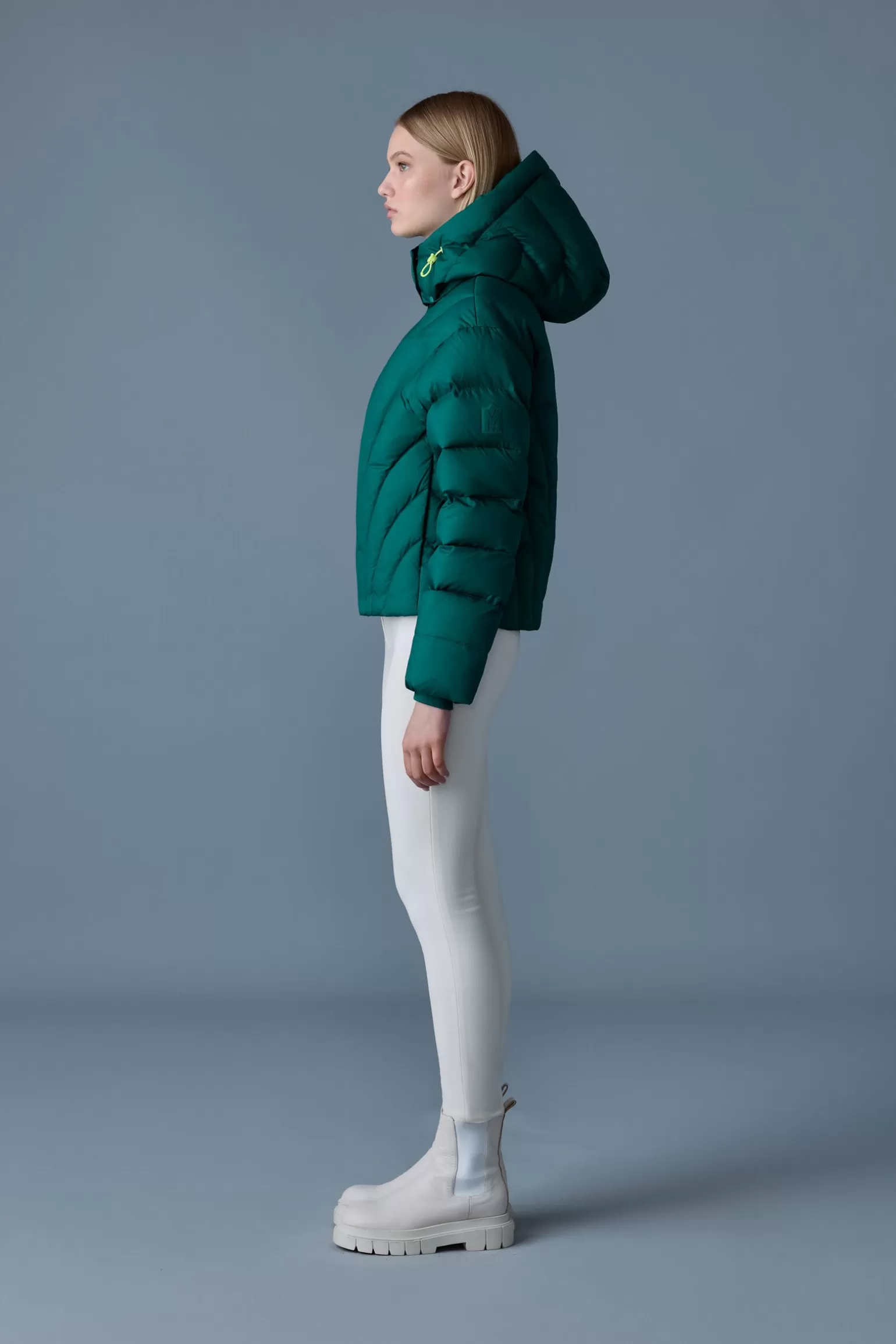 Mackage HOPE Softwash rounded quilt down jacket Emerald Online