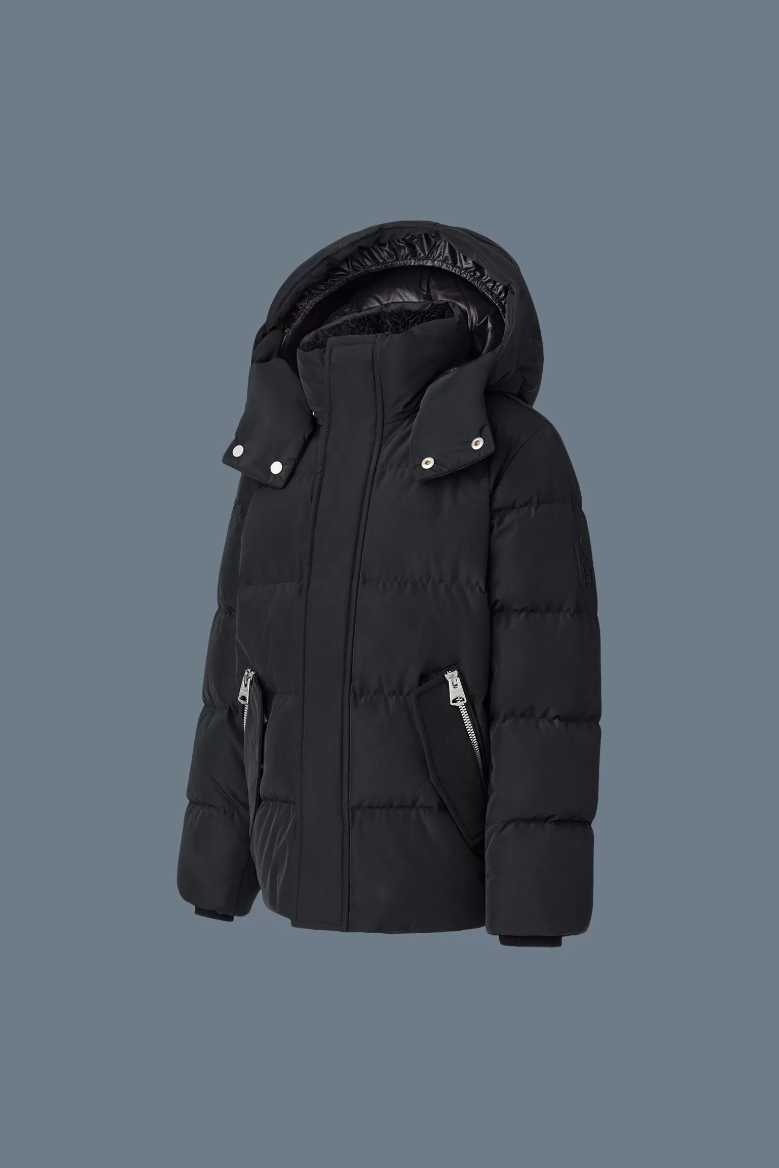 Mackage HUDSON Nano down jacket with removable hood for toddlers (2-6 years) Black Outlet