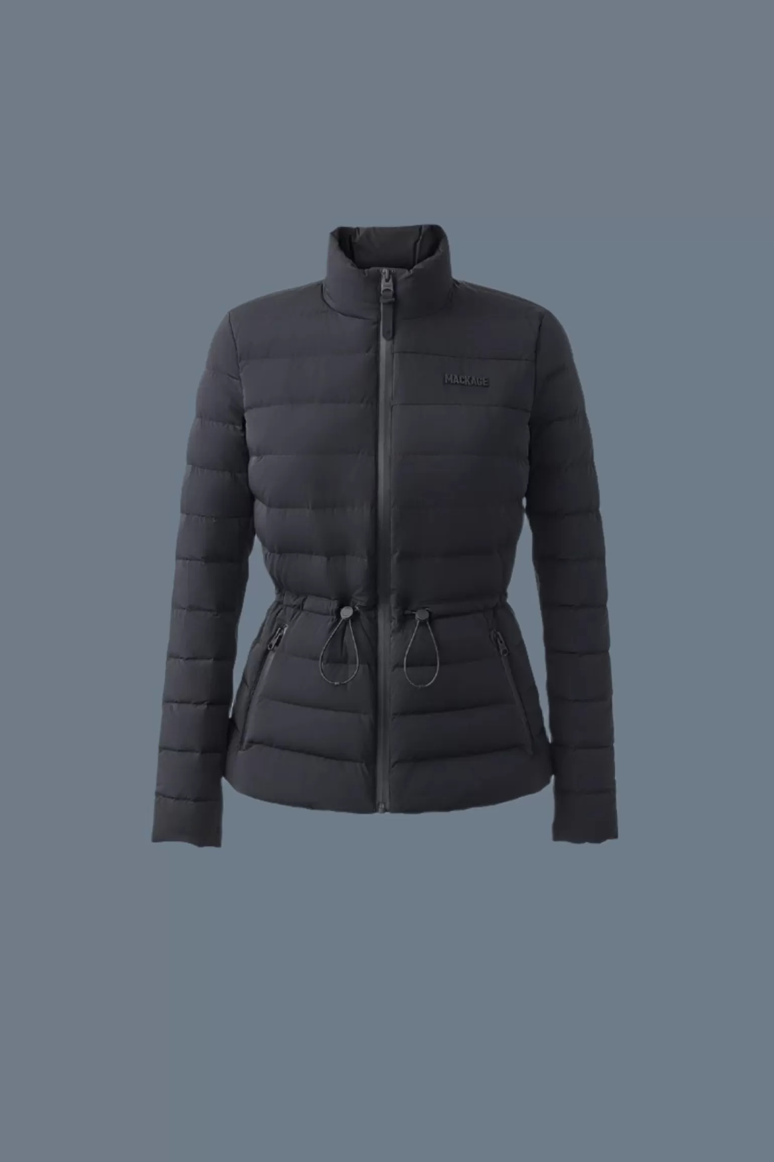 Mackage JACEY-CITY Light down jacket with stand collar Black Flash Sale