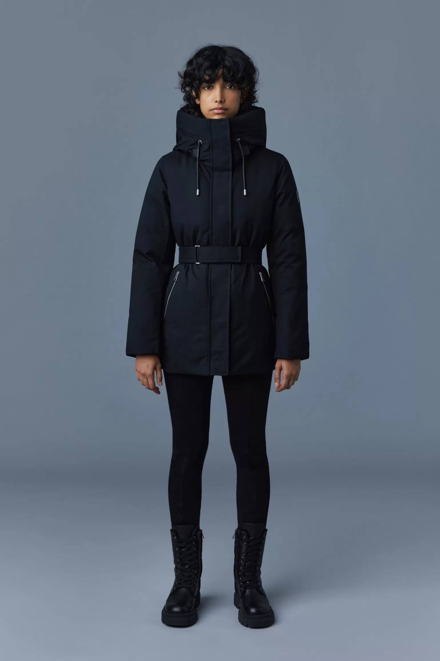 Mackage JENI 2-in-1 down parka with removable bib Black Hot