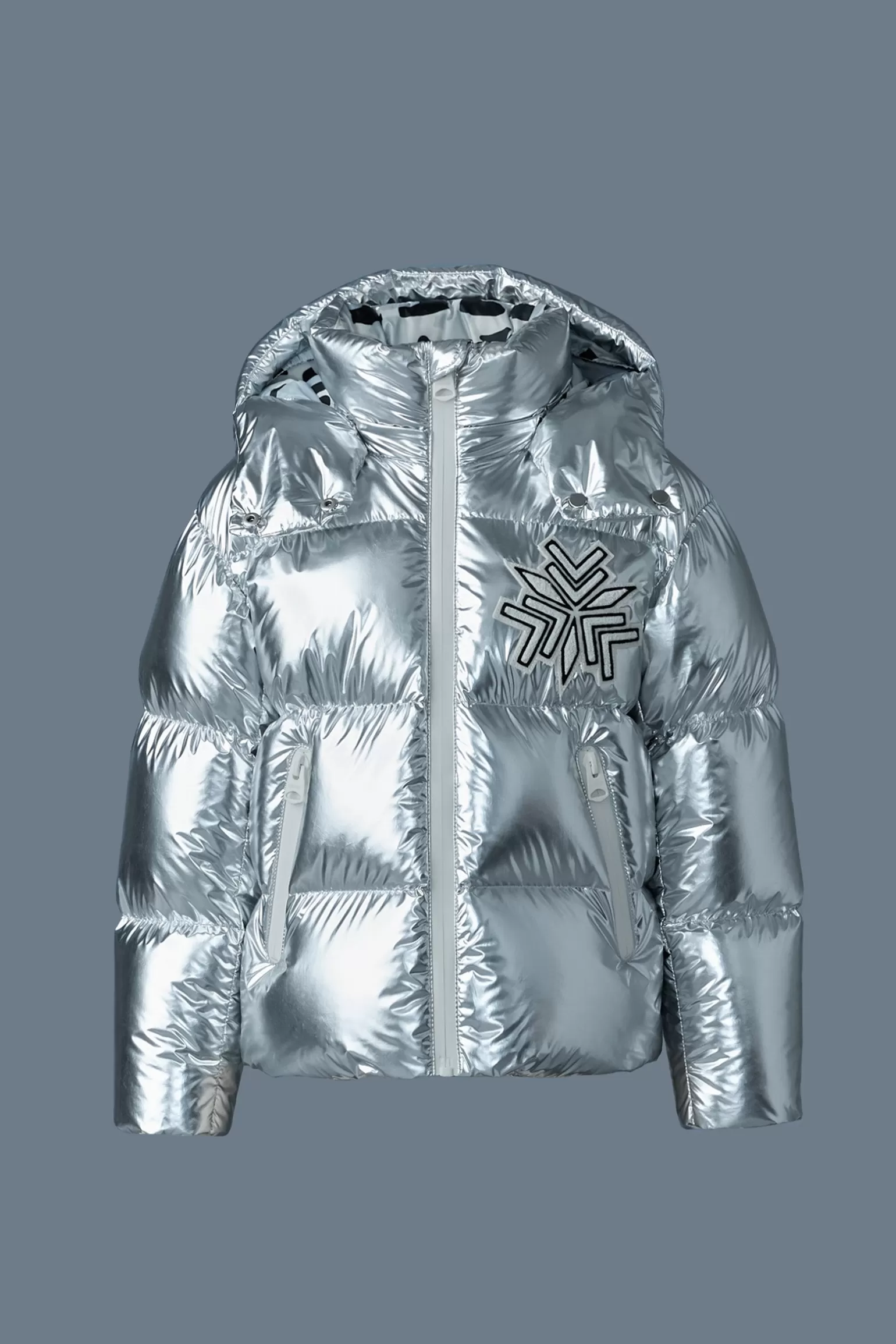 Mackage JESSE-MSF Metallic light down jacket for kids (8-14 years) Silver Cheap