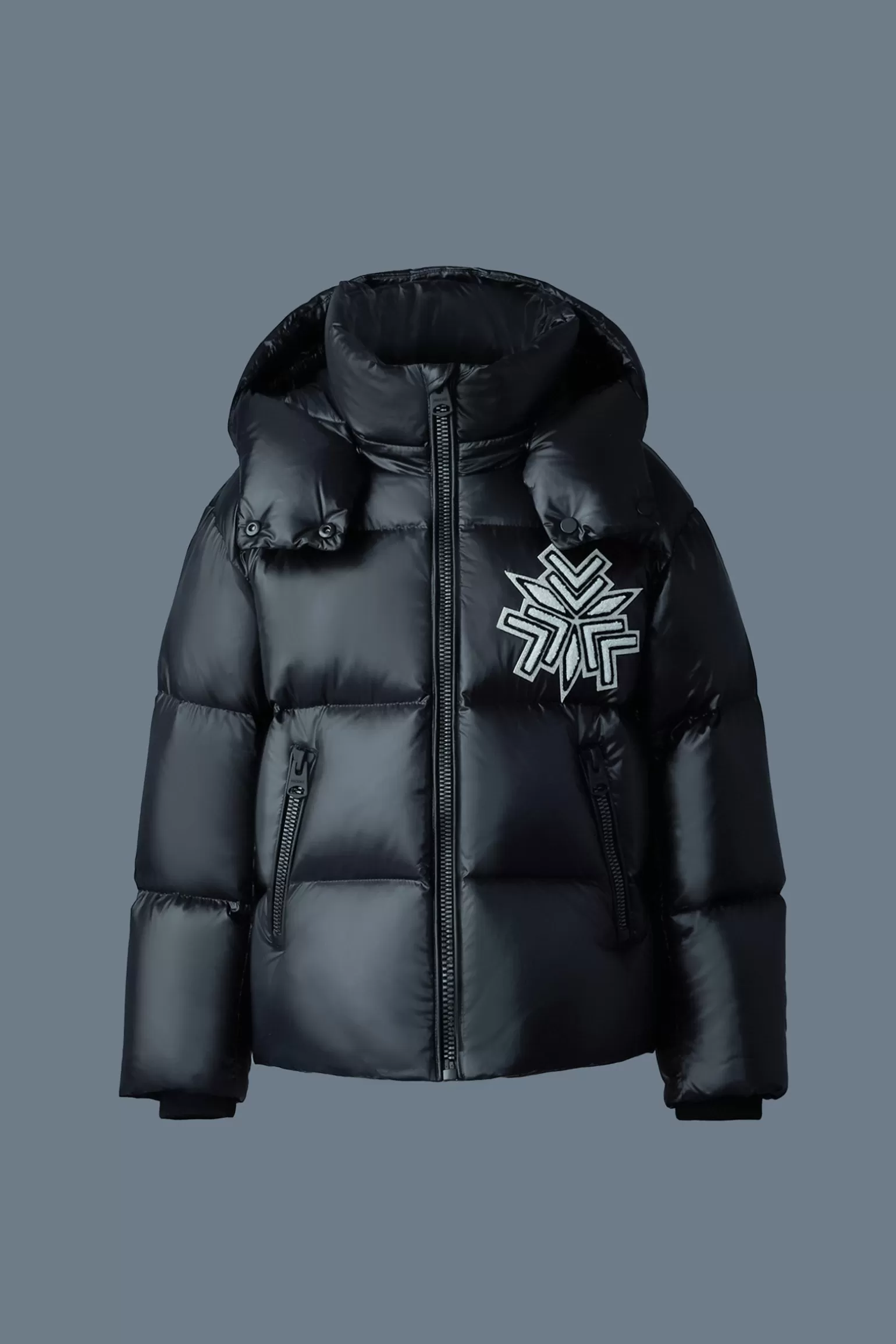 Mackage JESSE-SF Light down snowflake jacket for kids (8-14 years) Black Cheap