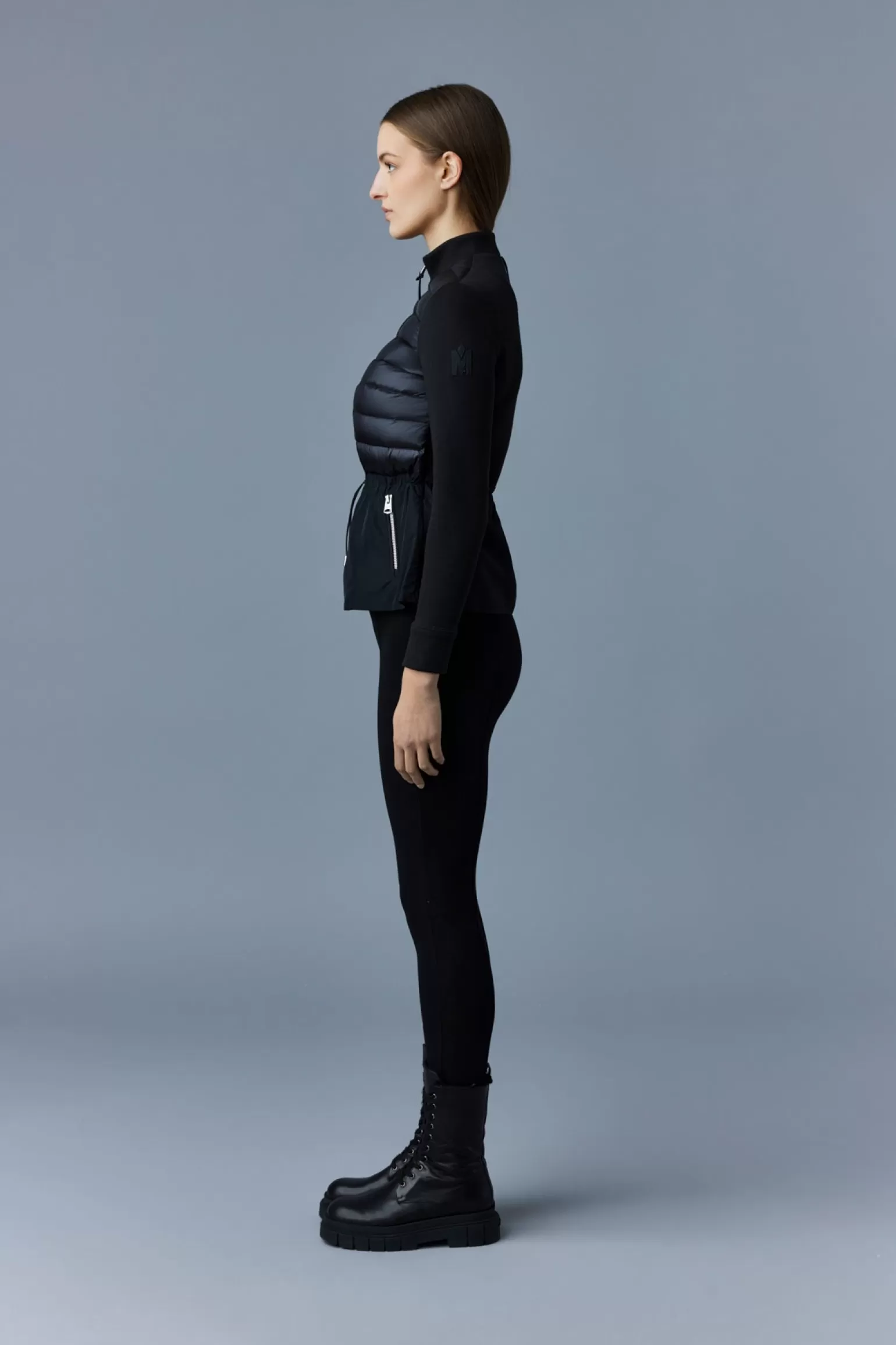 Mackage JOYCE Hybrid jacket with peplum Black Clearance