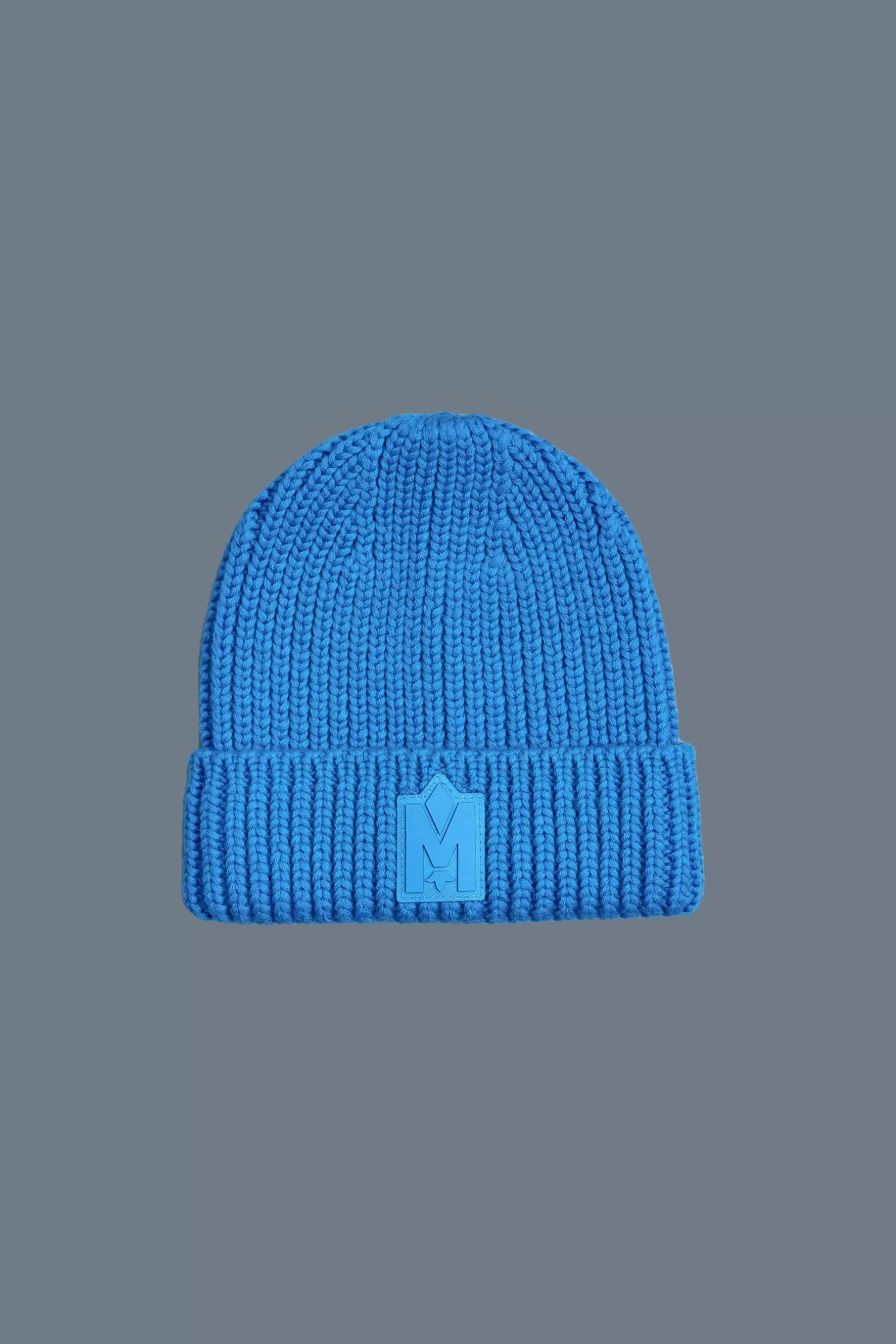 Mackage JUDE-KZ Hand-knit toque with ribbed cuff for kids Sapphire Online