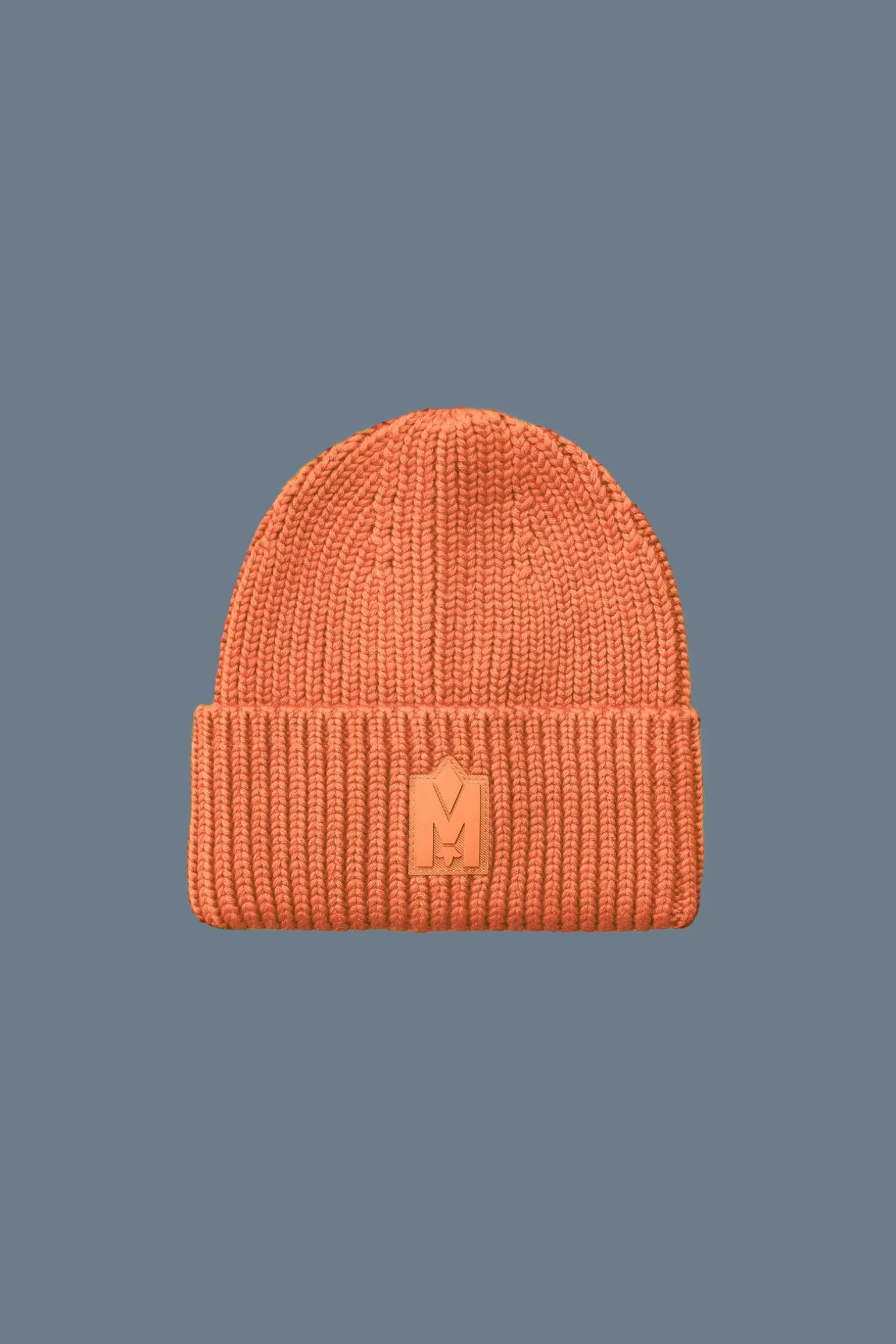 Mackage JUDE-MZ hand-knit toque with ribbed cuff Flame Shop