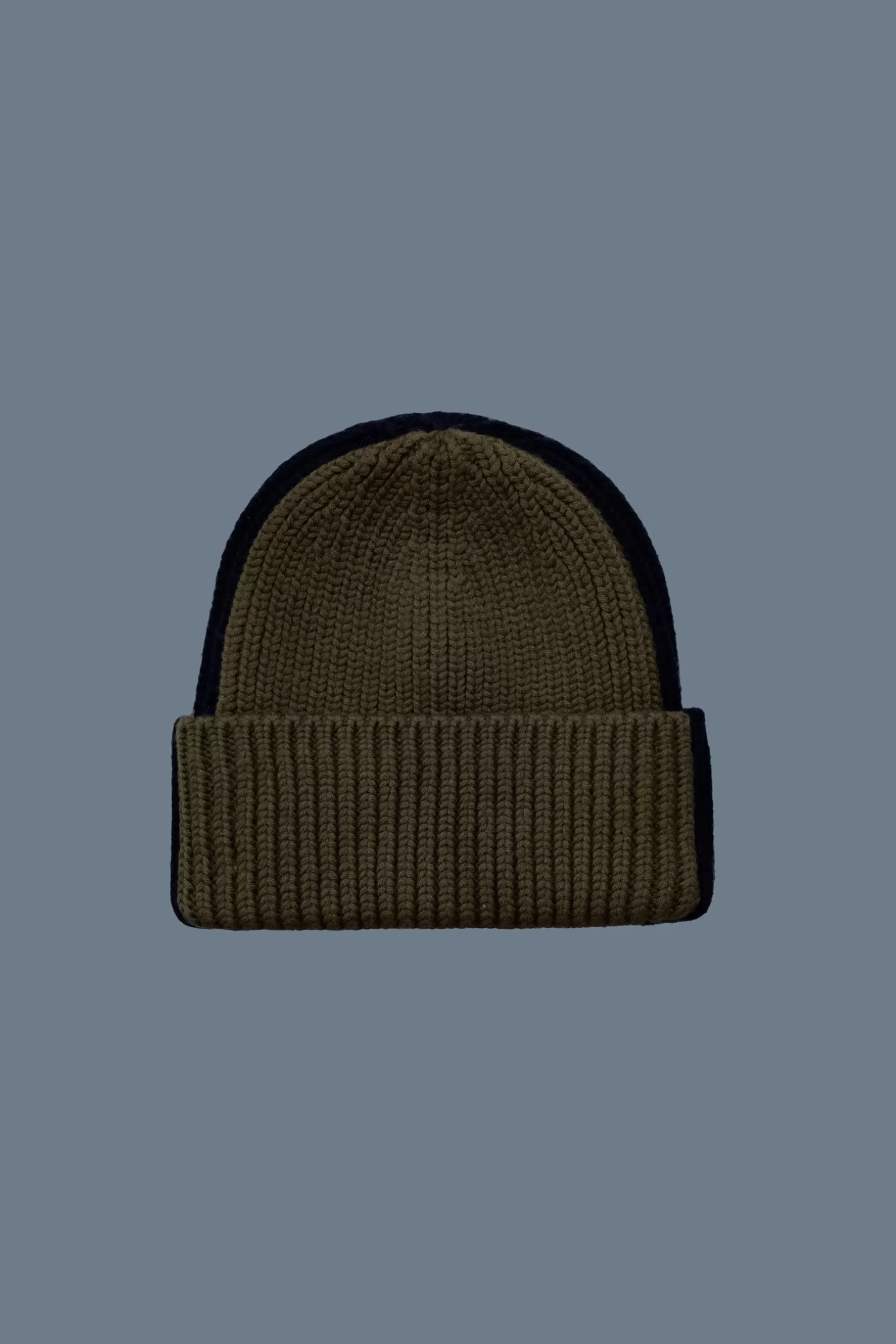 Mackage JUDE-MZ hand-knit toque with ribbed cuff Navy-Lightmilitary Online