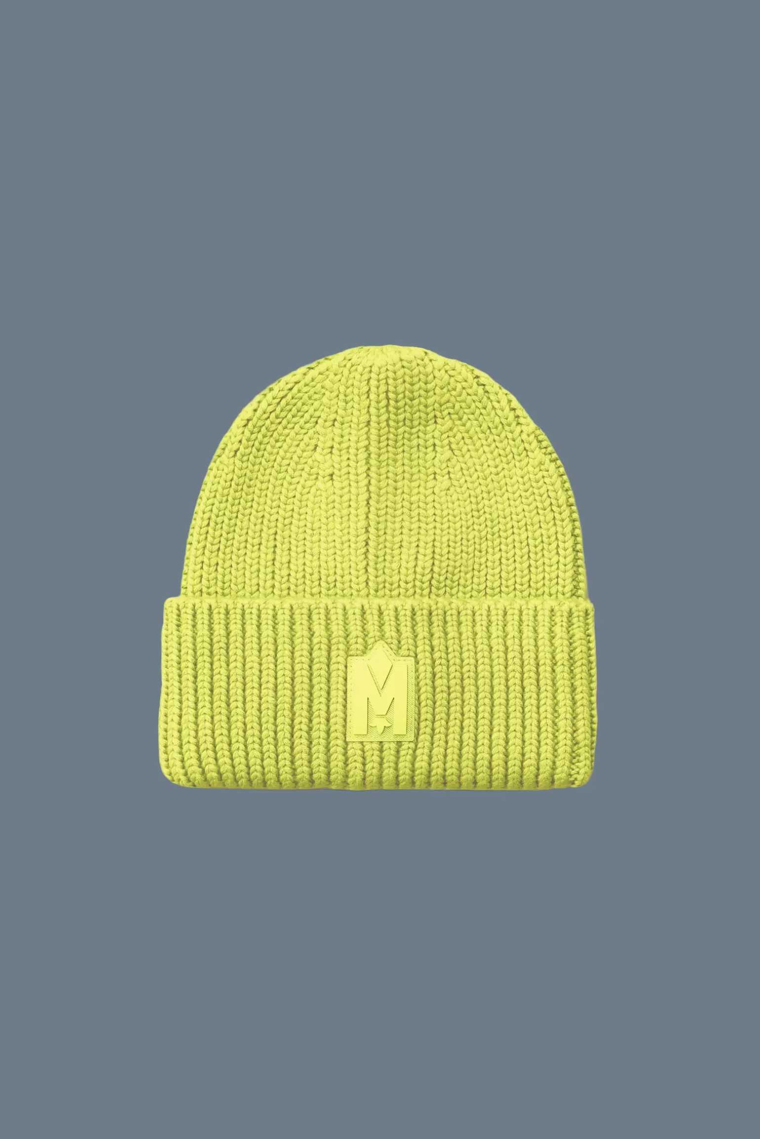 Mackage JUDE-MZ hand-knit toque with ribbed cuff Neon Store