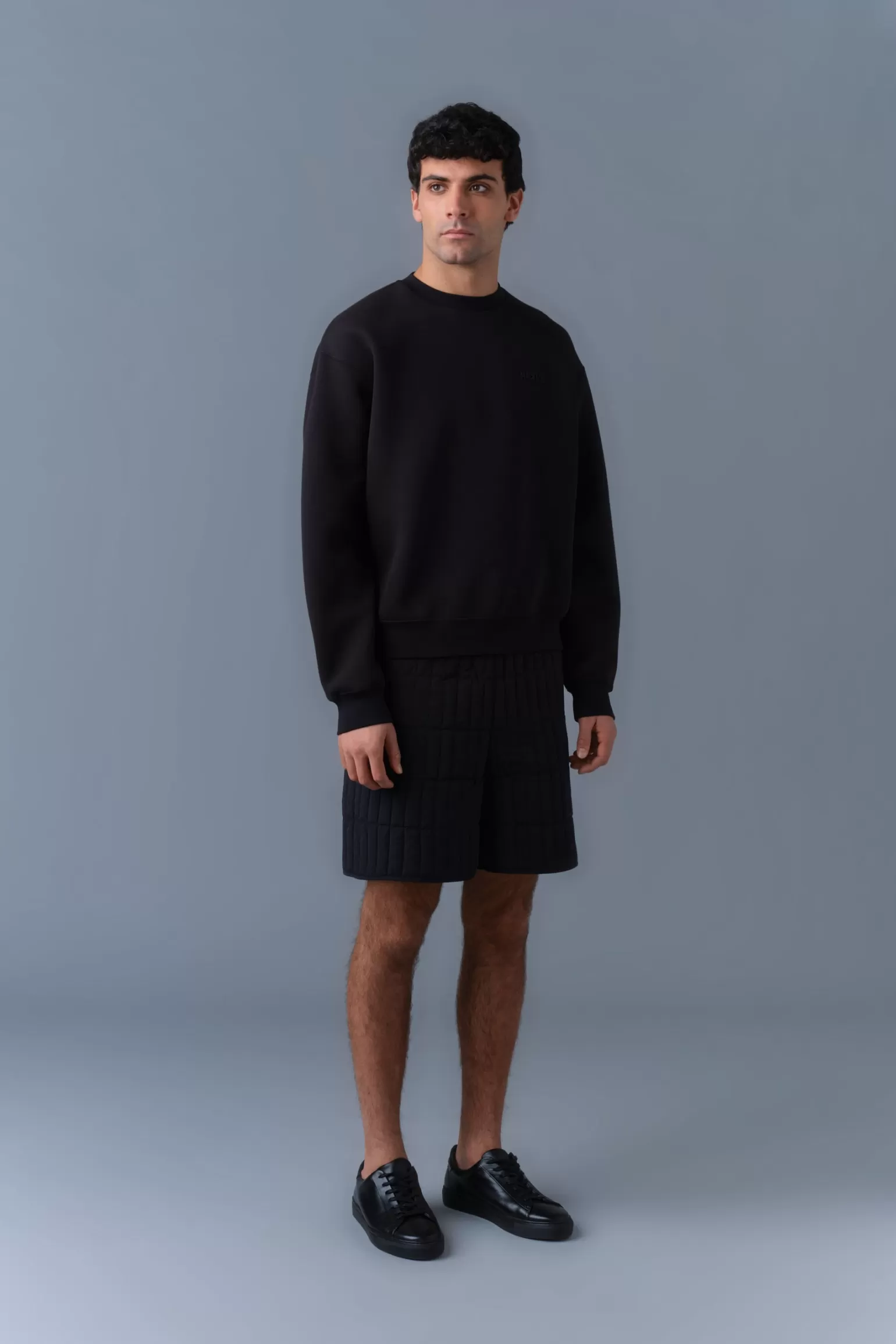 Mackage JULIAN Double-Face Jersey Sweatshirt Black Shop