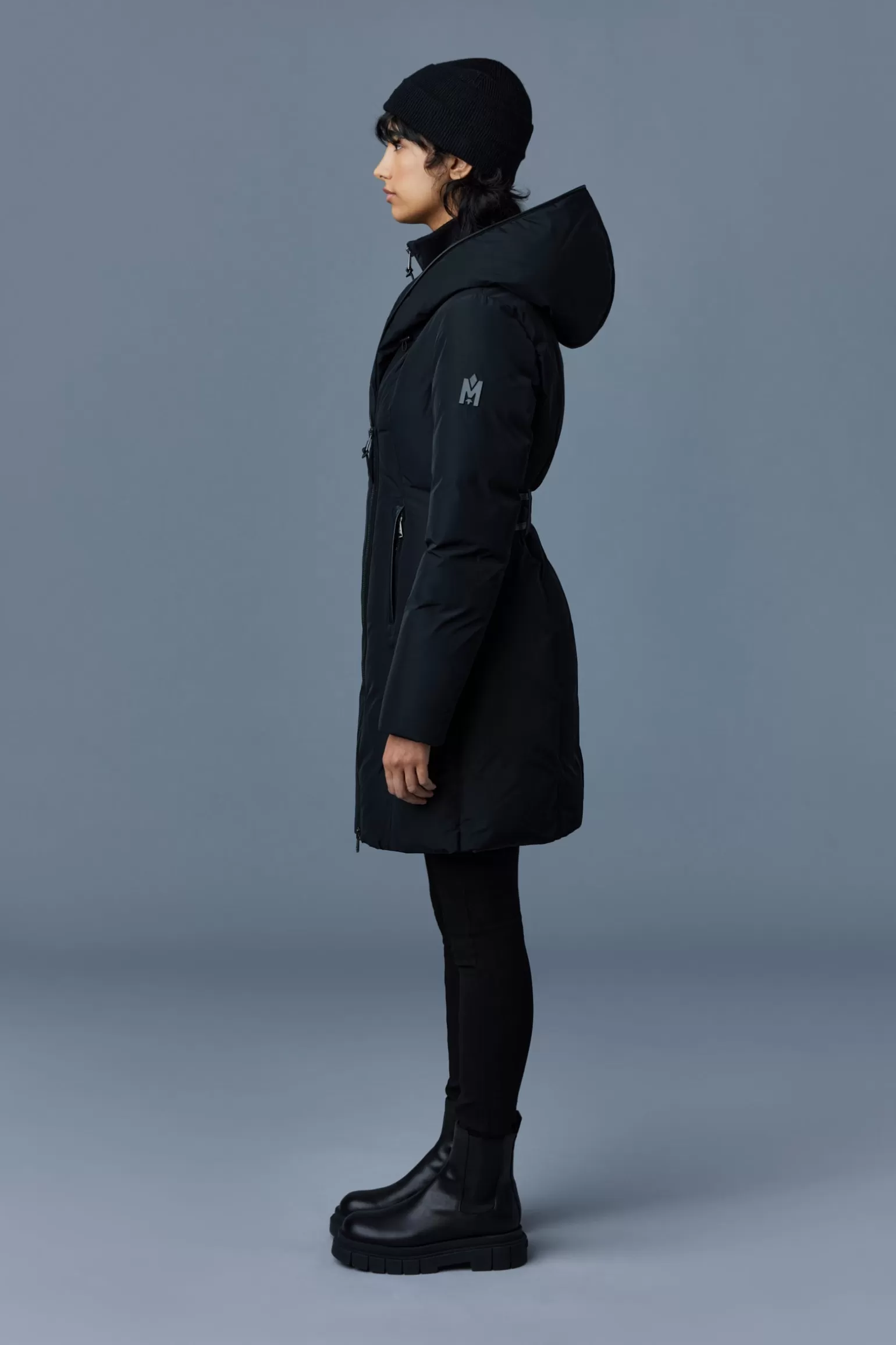 Mackage KAY Down coat with Signature Collar Black Clearance