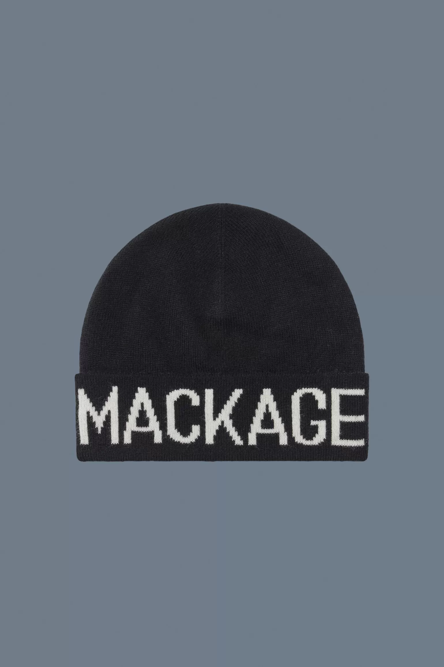 Mackage KIKO Knit merino blend logo hat for kids Black Cheap