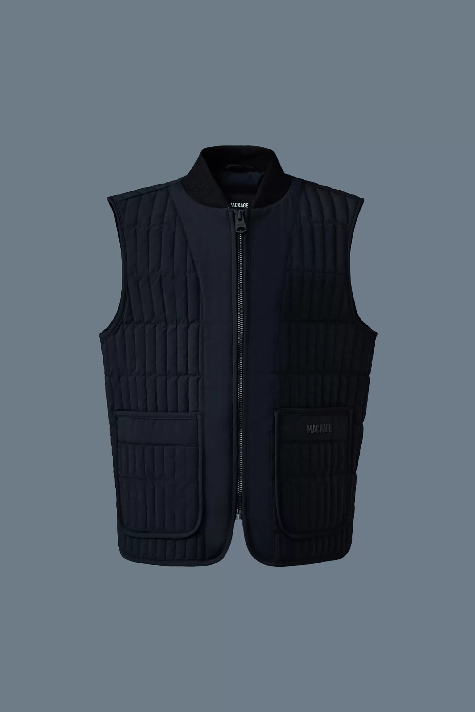 Mackage KORI Light down vertical quilted vest for kids (8-14 years) Black Flash Sale