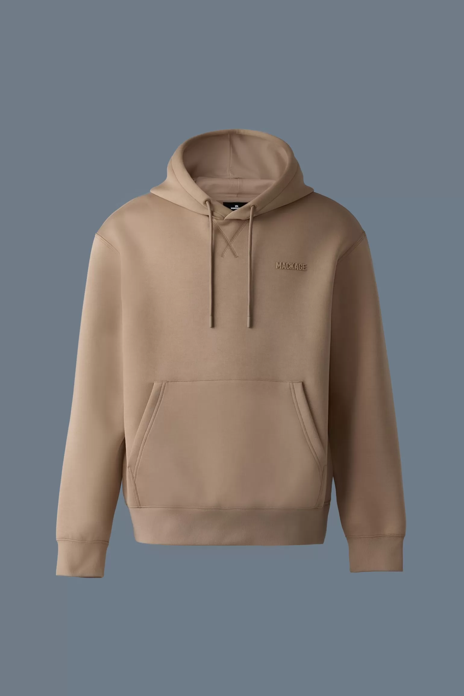 Mackage KRYSTIAN Double-face Jersey hoodie Camel Clearance