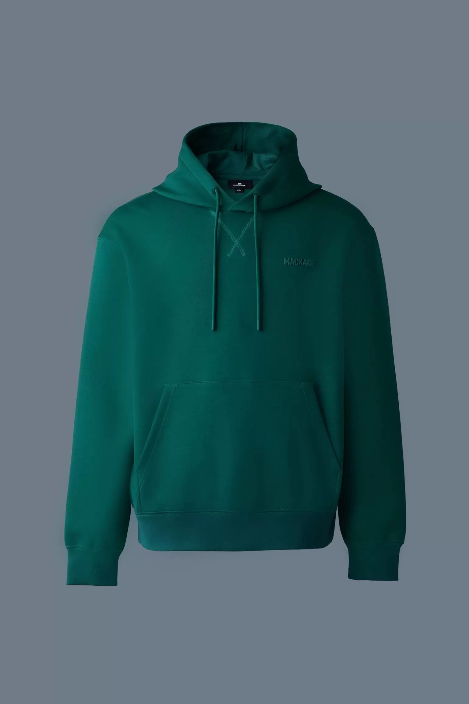 Mackage KRYSTIAN Double-face Jersey hoodie Emerald Cheap