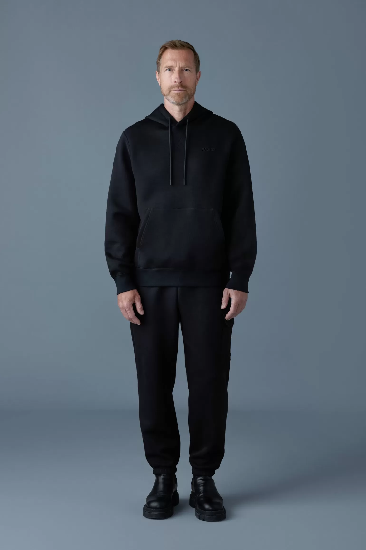 Mackage KRYSTIAN Double-face Jersey hoodie Black Online