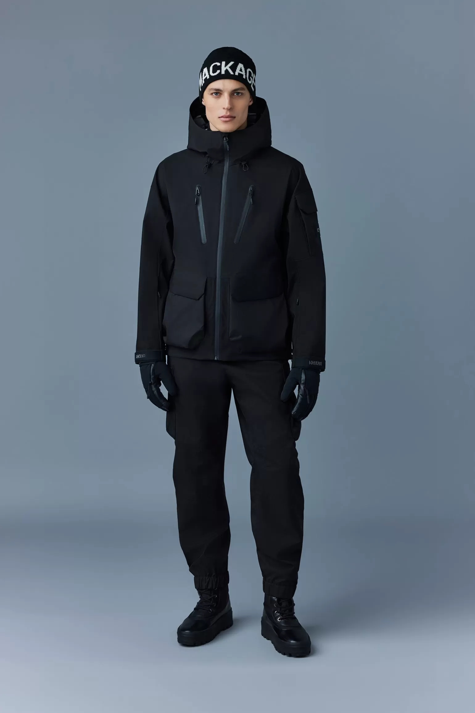 Mackage ROHAN Unlined ski jacket with hood Black Best Sale