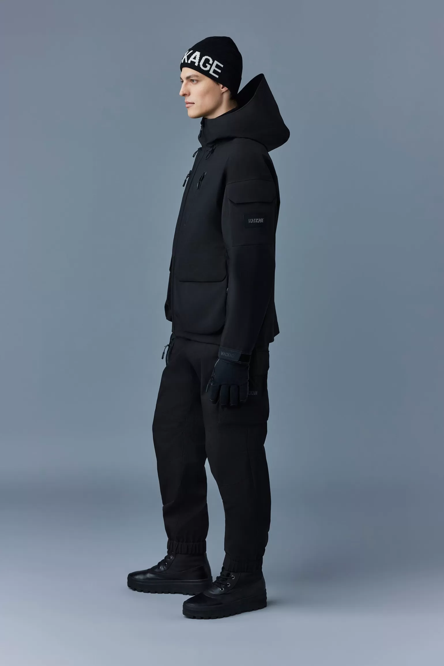 Mackage ROHAN Unlined ski jacket with hood Black Best Sale