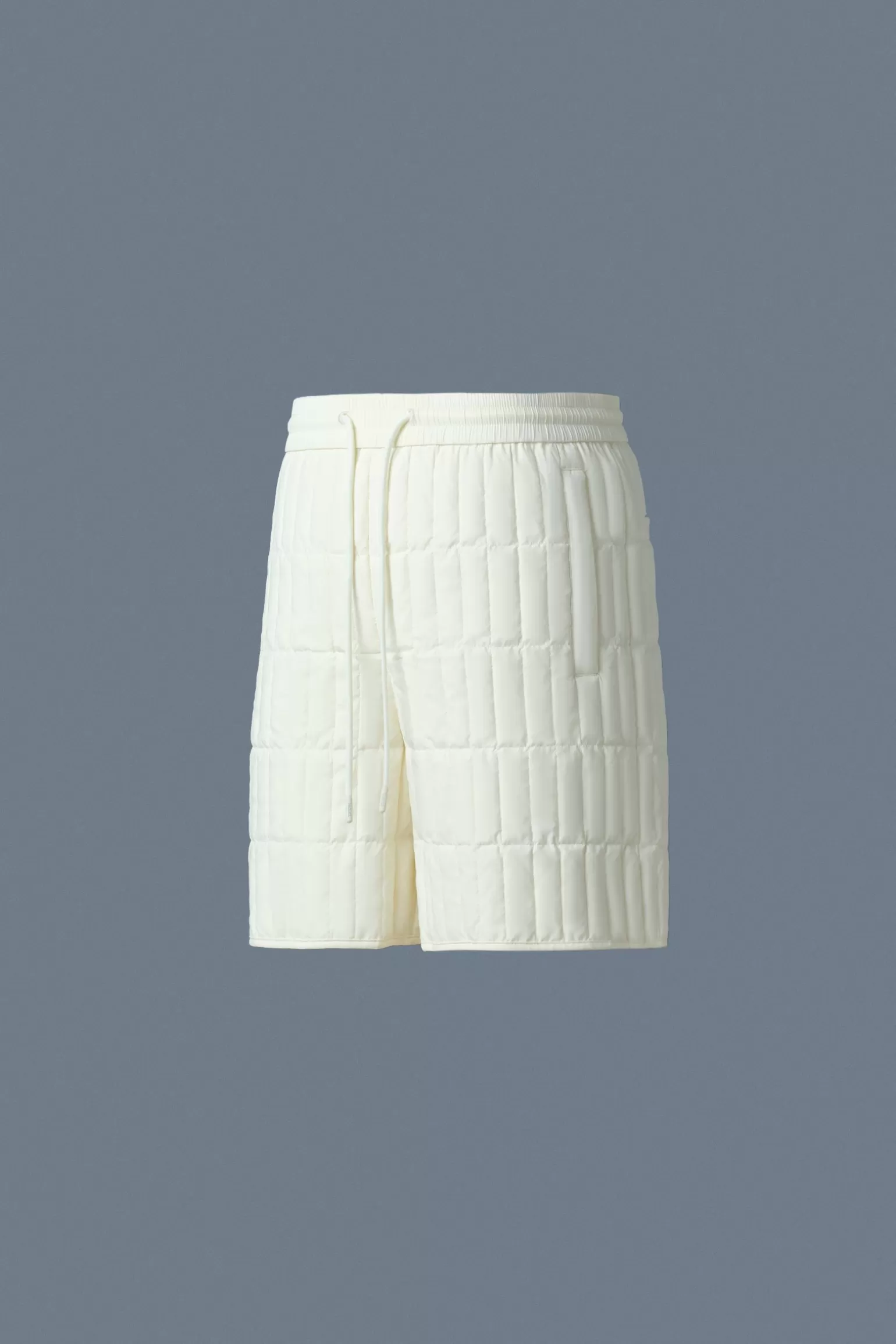 Mackage SEBASTIAN Vertical Quilted Shorts Cream Fashion