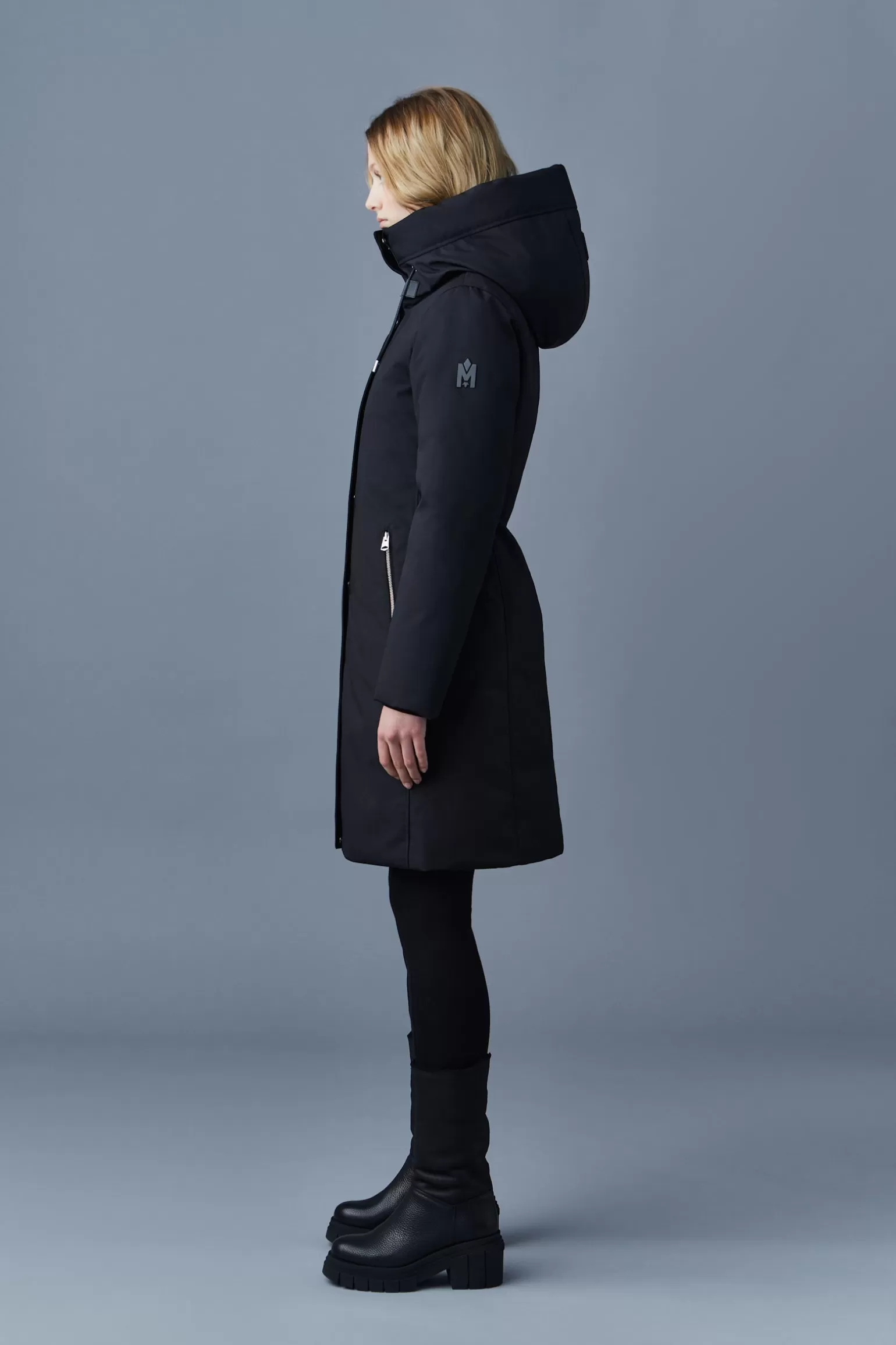 Mackage SHILOH 2-in-1 fitted down coat with removable bib Black Sale