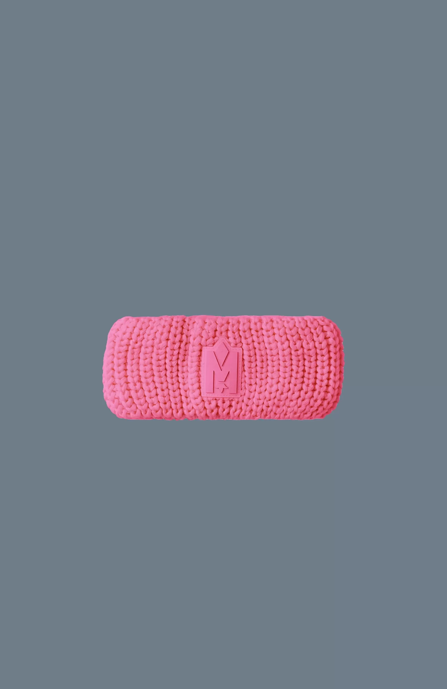 Mackage SIM-Z Rib knit merino wool headband BrightPink Flash Sale