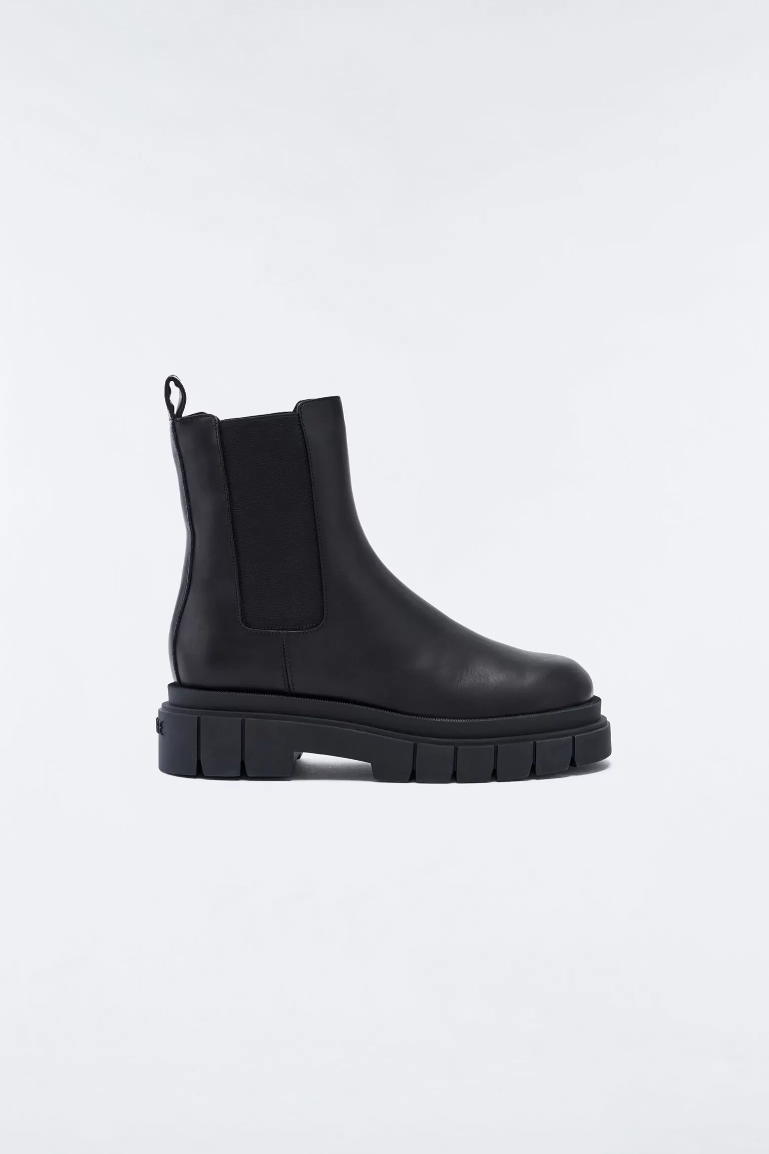 Mackage STORM shearling-lined (R) Leather Chelsea boot for women Black New