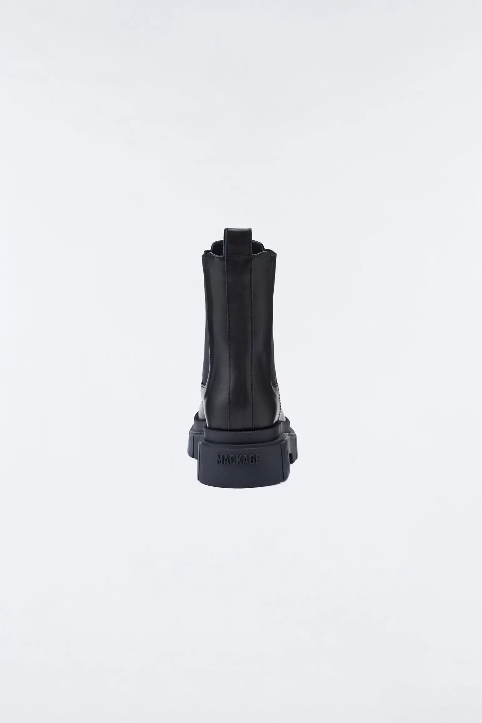 Mackage STORM shearling-lined (R) Leather Chelsea boot for women Black New