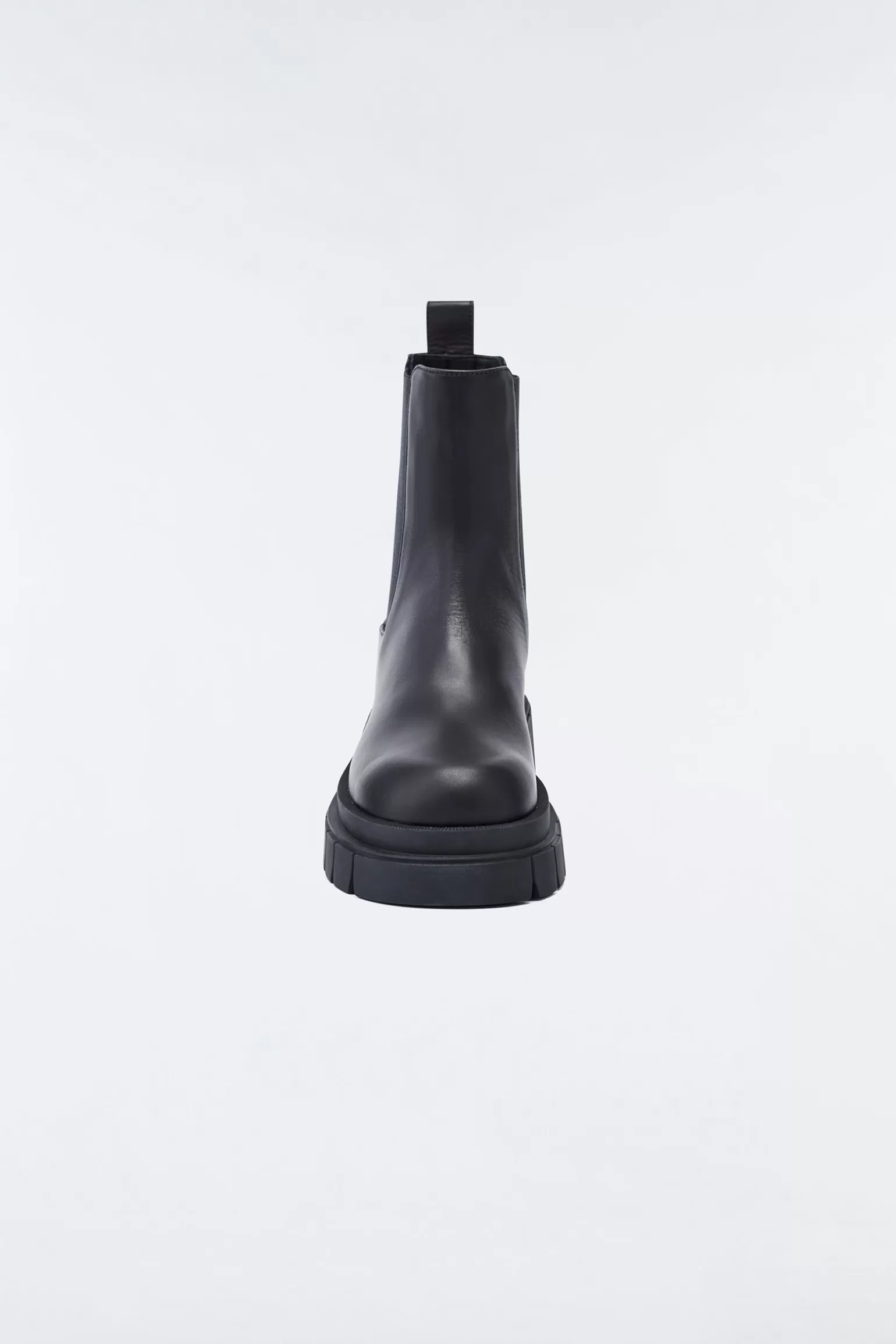 Mackage STORM unlined lug sole (R) Leather Chelsea boot for women Black Clearance