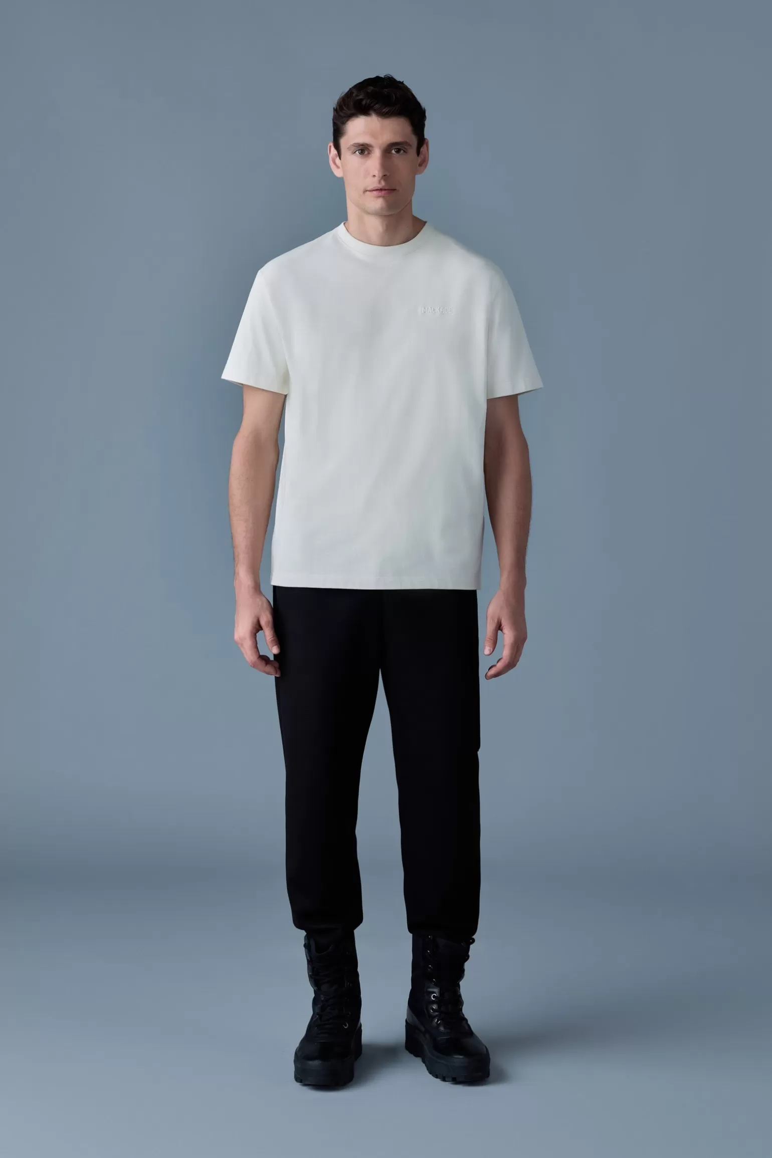 Mackage TEE-R Tee-shirt with silicone logo Cream Online