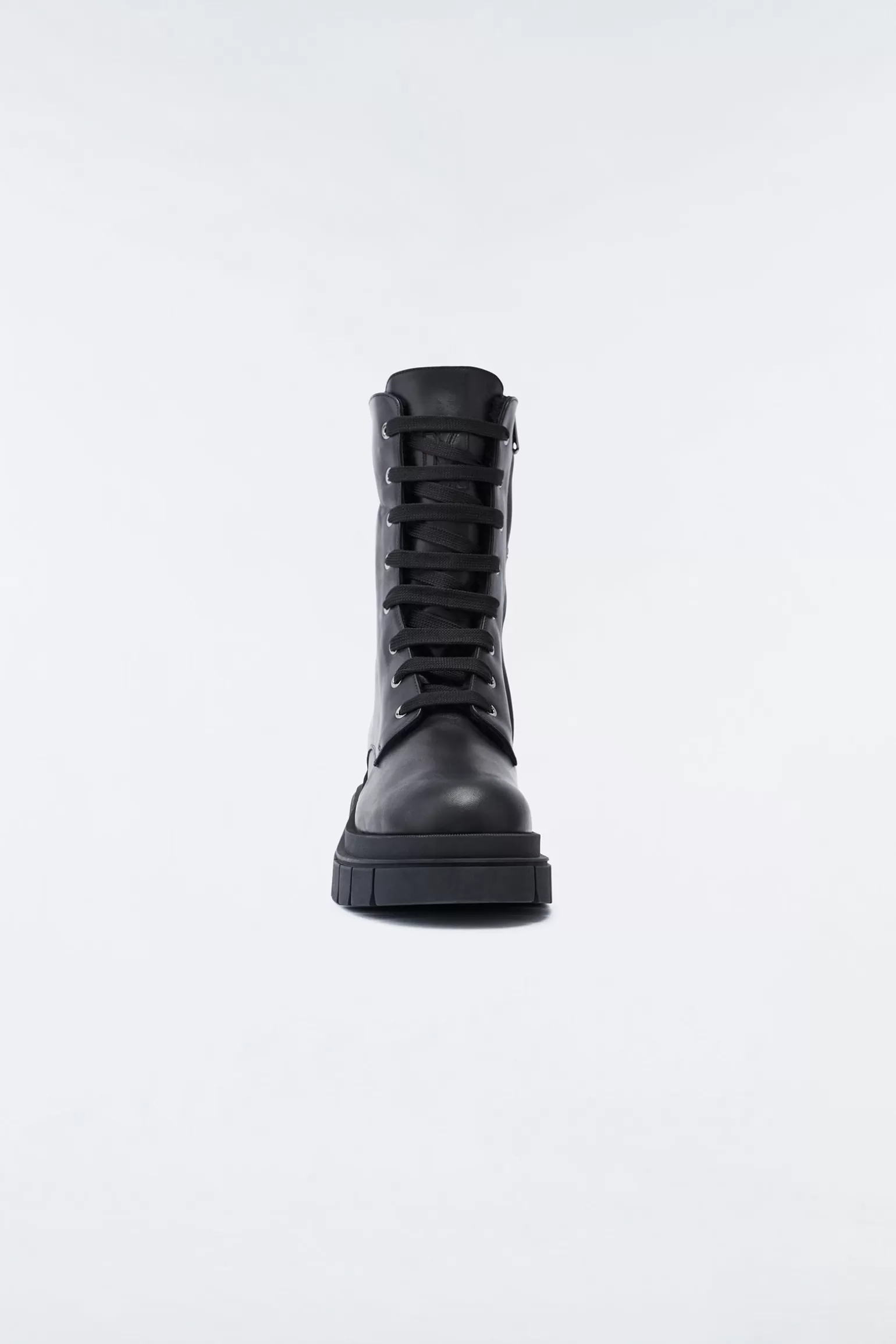 Mackage WARRIOR shearling-lined (R) Leather combat boot for men Black Discount
