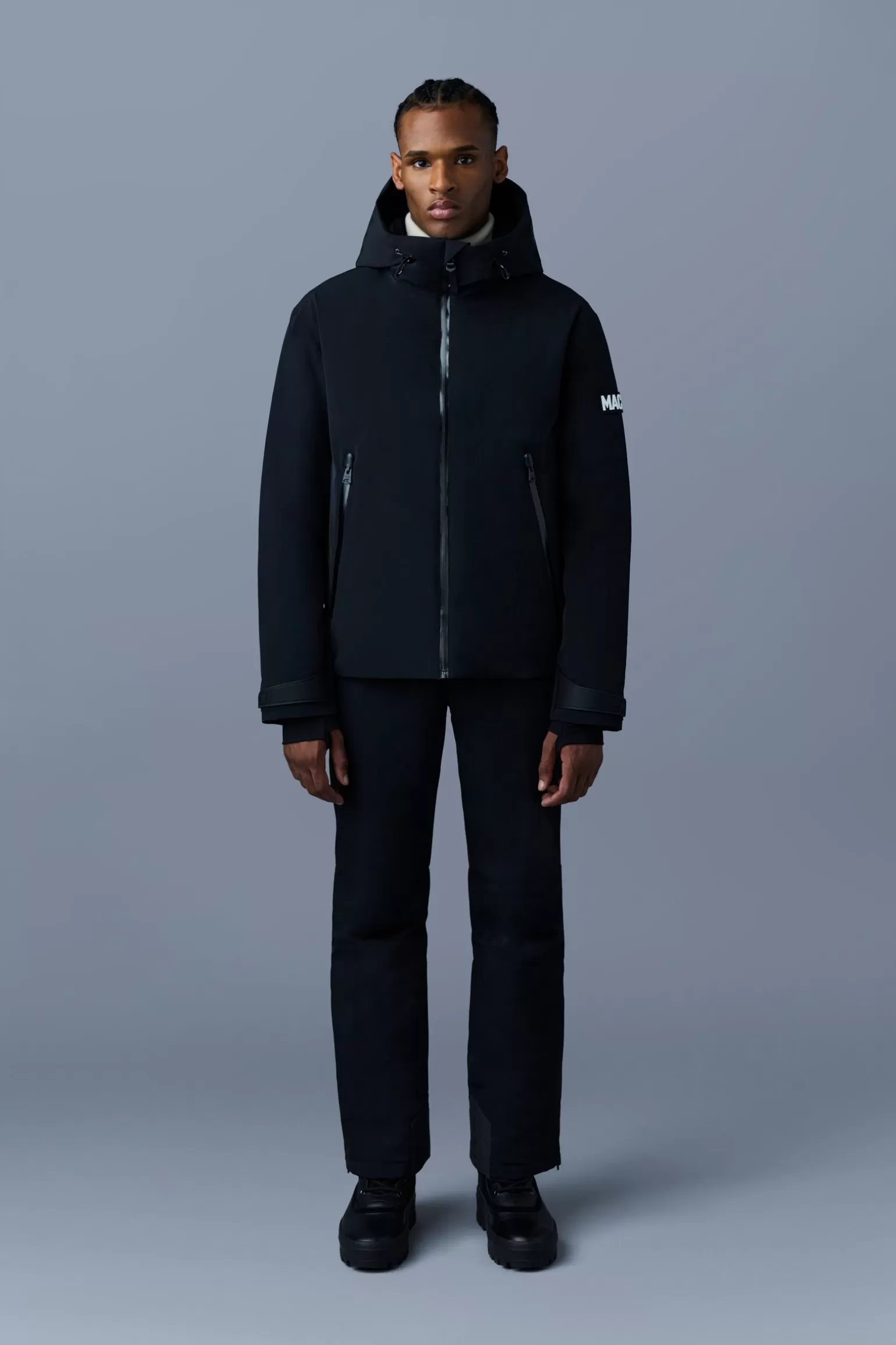 Mackage YUKIO down ski jacket with hood Black Shop